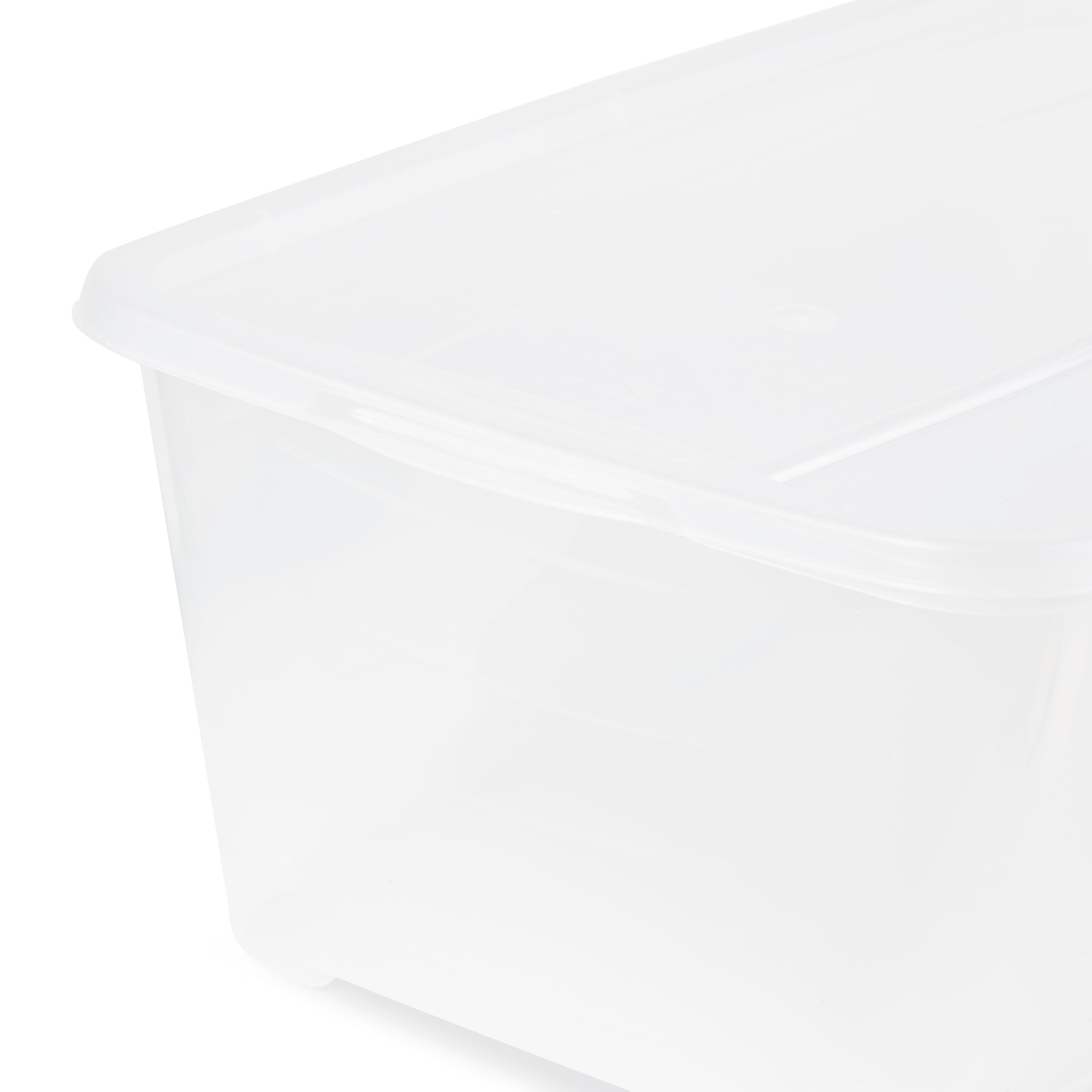 Life Story 5.5 Quart Rectangular Clear Protective Storage Shoe Box (108 Pack)
