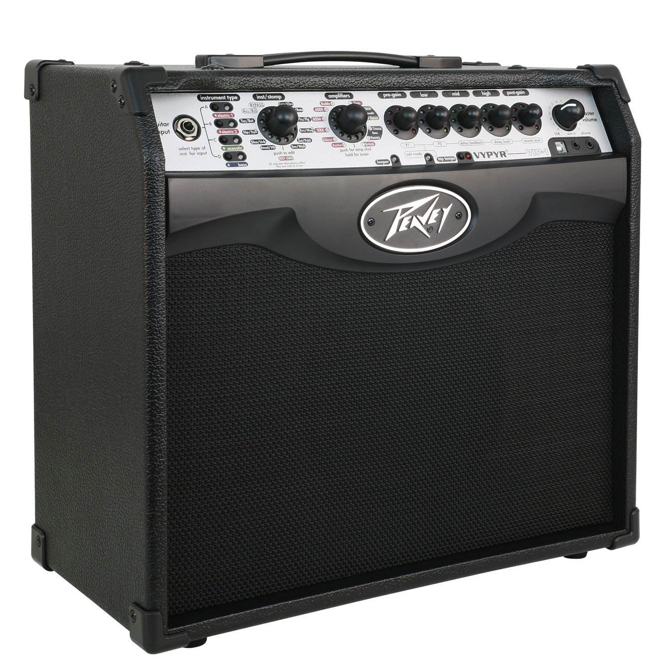 Peavey Vypyr VIP 1 Combo Modeling Guitar Amp 20 Watt Amplifier + 10' Cable