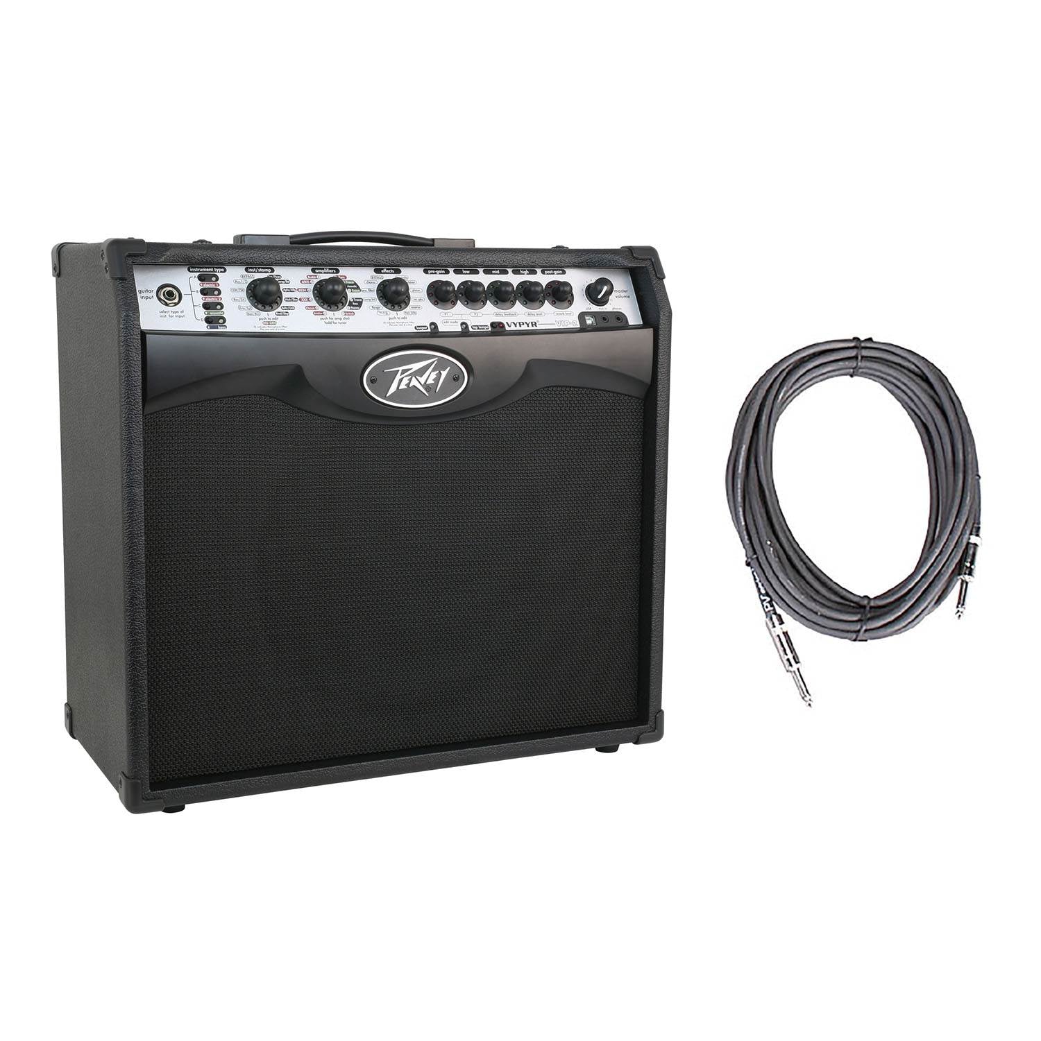Peavey Vypyr VIP 2 Combo Modeling Guitar Amp 40 Watt Amplifier + 10' Cable