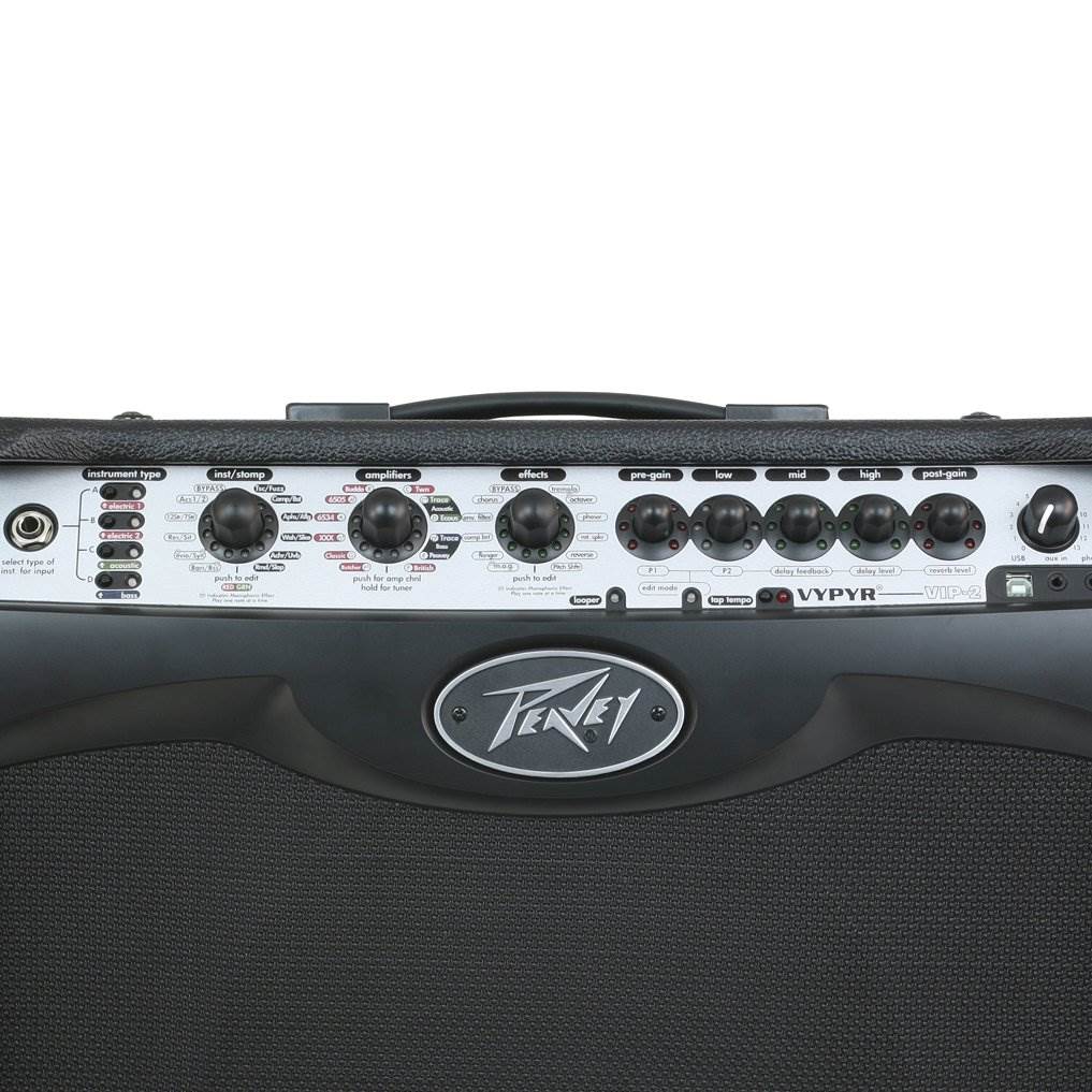 Peavey Vypyr VIP 2 Combo Modeling Guitar Amp 40 Watt Amplifier + 10' Cable