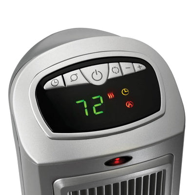 Lasko 1500W Oscillating Ceramic Tower Heater with Digital Remote Control, 2 Pack