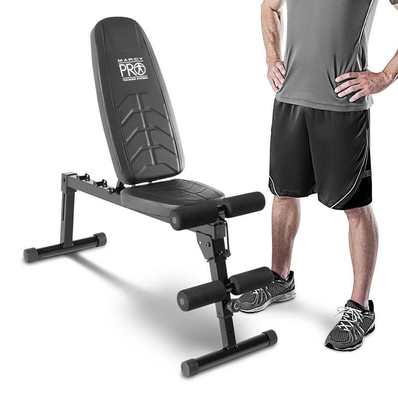 Marcy Pro Deluxe Adjustable Strength and Weightlifting Training Utility Bench