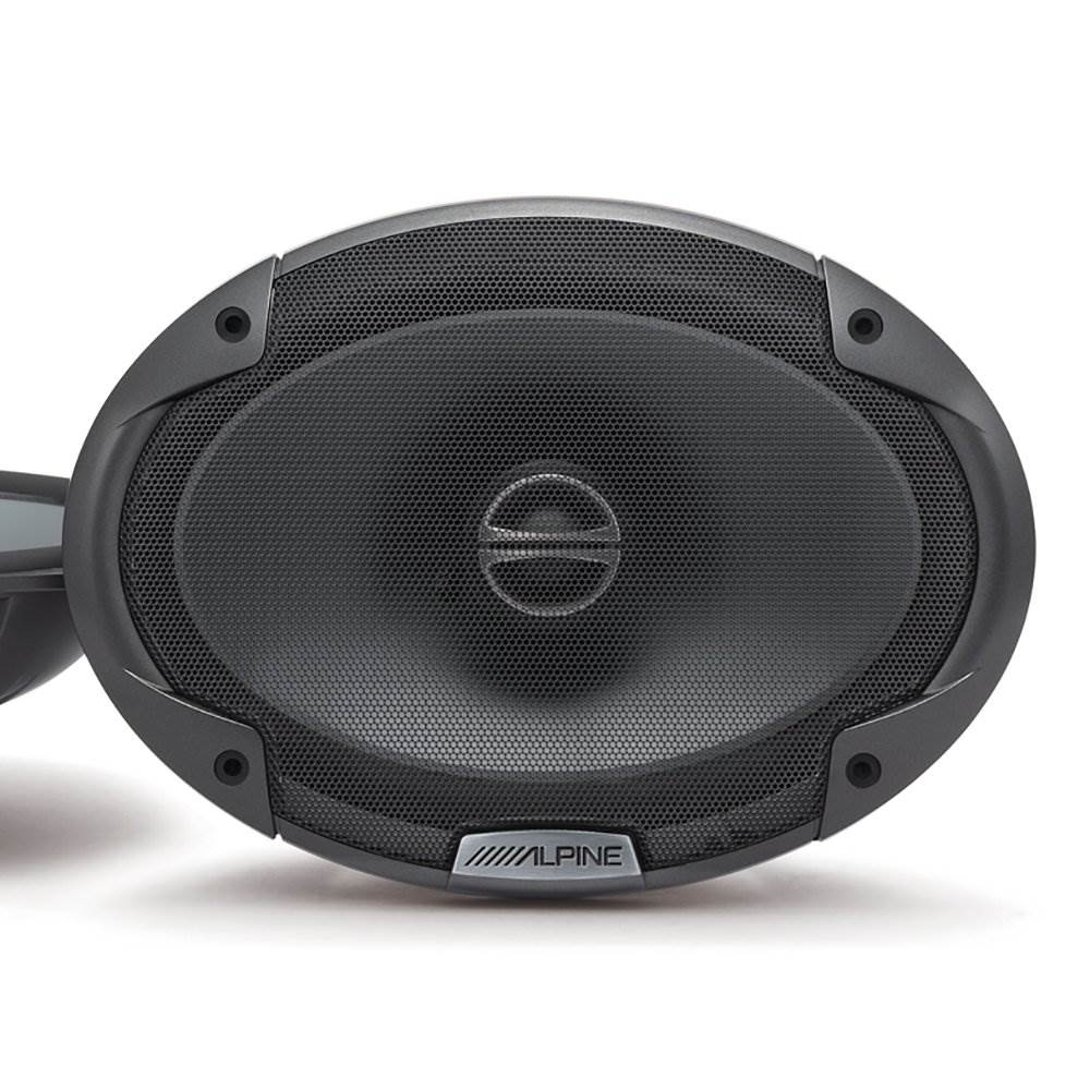 Alpine Type-E 6 x 9 Inch 300W Coaxial 2-Way Car Audio Speakers, Pair (Open Box)