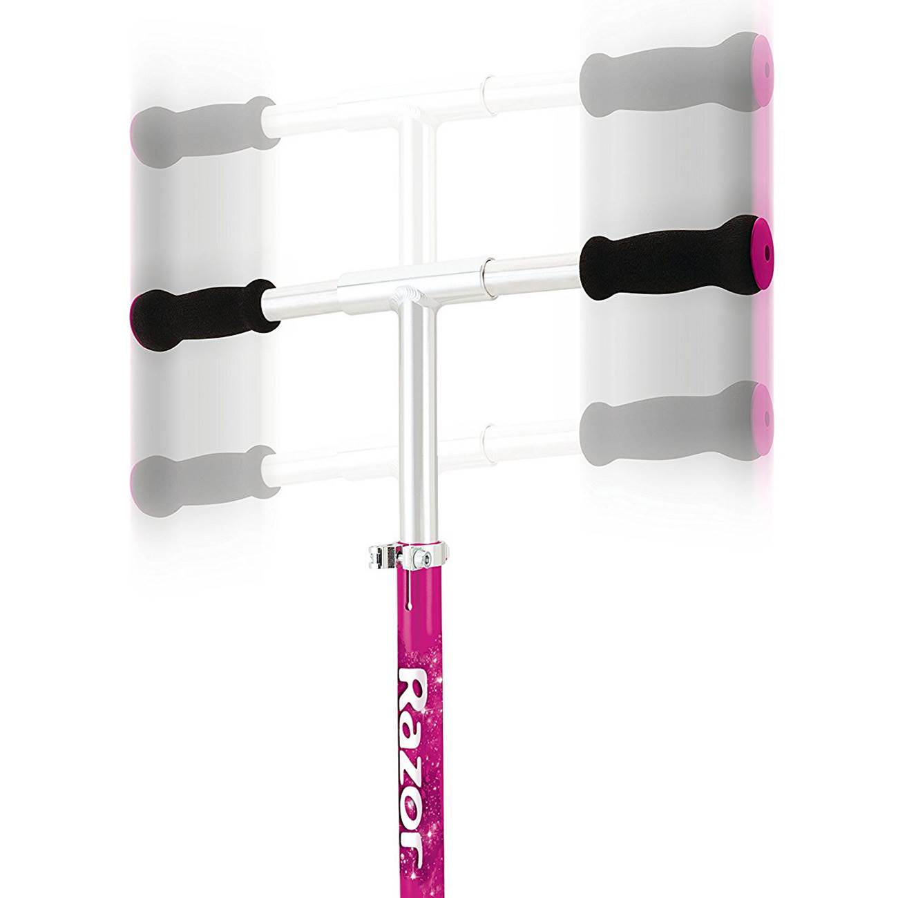 Razor A5 Lux Folding Kick Scooter with Kickstand, Pink (Open Box)