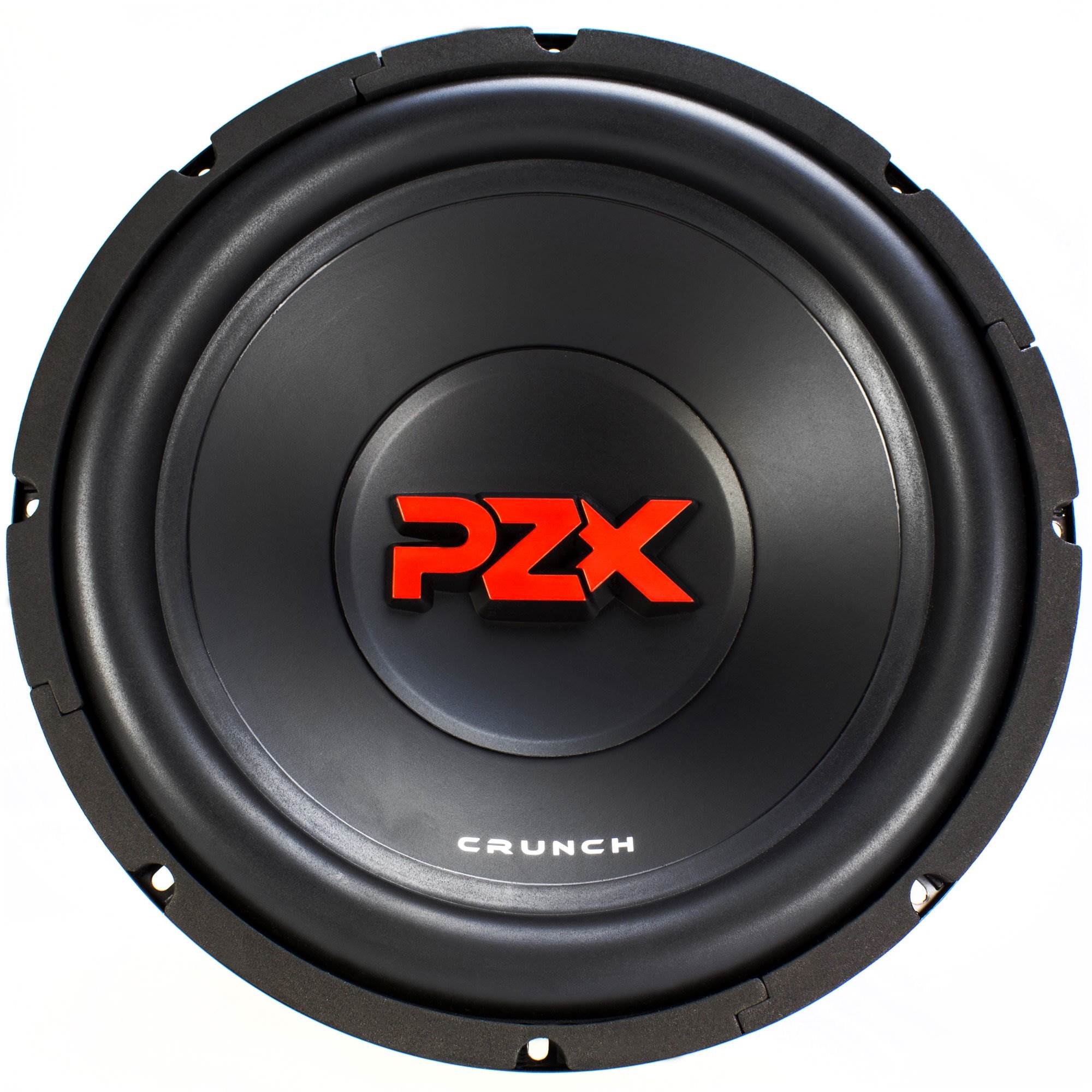 Crunch 600W 12" PZX Series Dual 4 Ohm Voice Coil Car Subwoofer, 2 Pack | PZX12D4