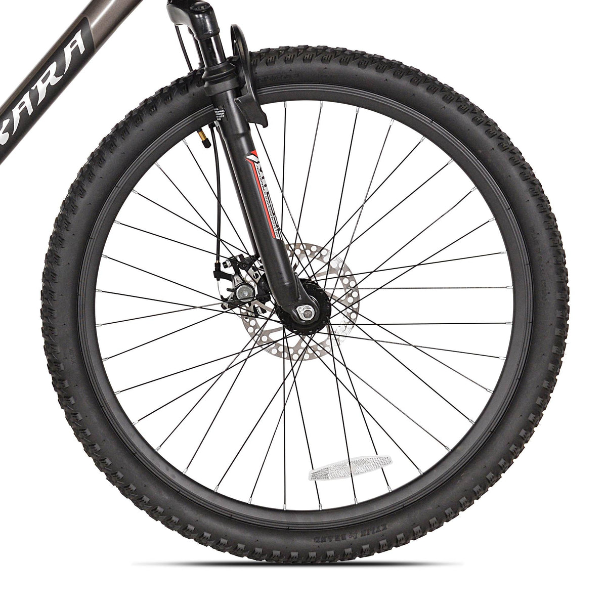 Takara Jiro Dual-Suspension 21-Speed 27.5" Tire Mountain Bike, Gray (Damaged)