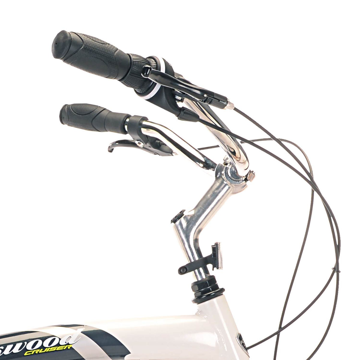 Oakwood Men's 26" White Wall Tire Cruiser Bike w/ 7 Speed Gear Shift (Open Box)