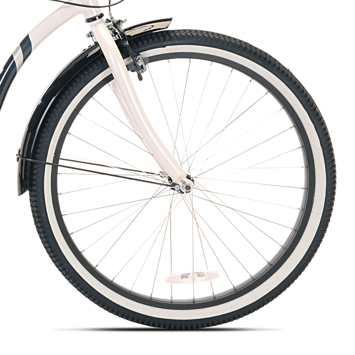 Oakwood Men's 26" White Wall Tire Cruiser Bike w/ 7 Speed Gear Shift (Open Box)