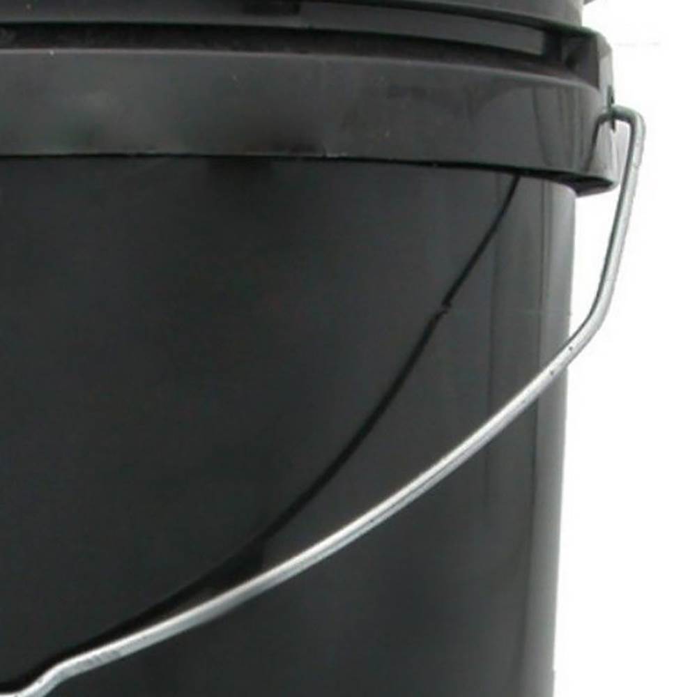Hydrofarm Hydroponics Black Plastic Water & Gardening Bucket, 5 Gallons | HG5G