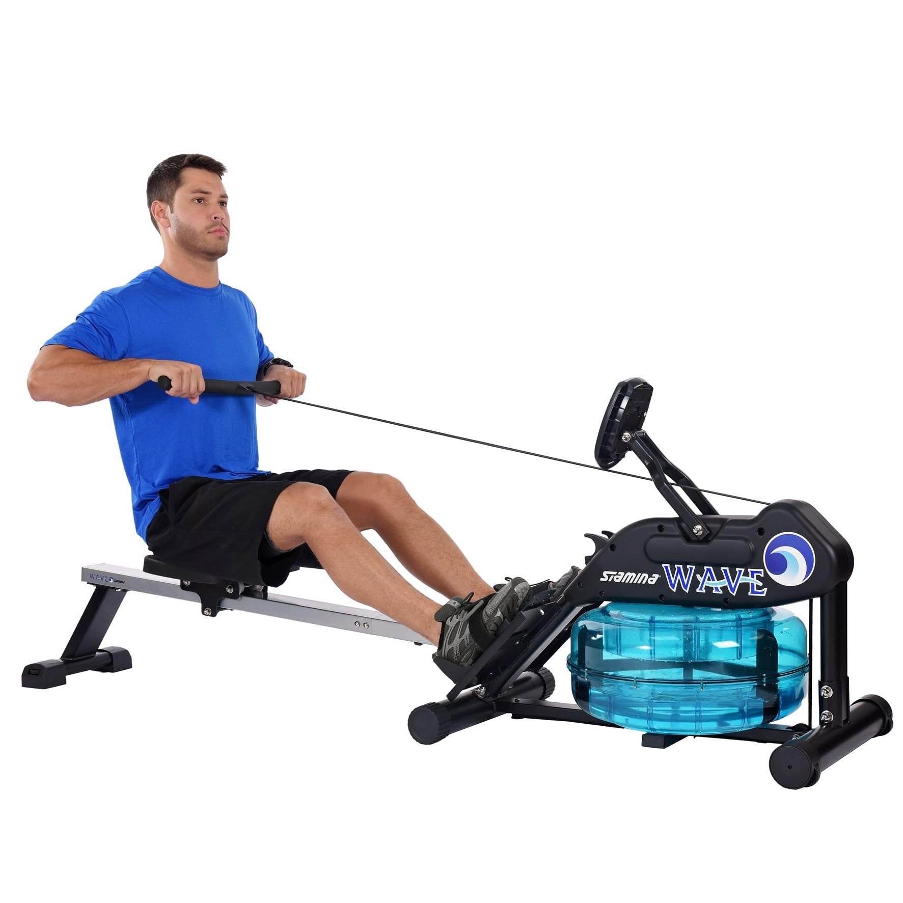 Stamina Elite Cardio Exercise Home Fitness Wave Water Rowing Machine Rower