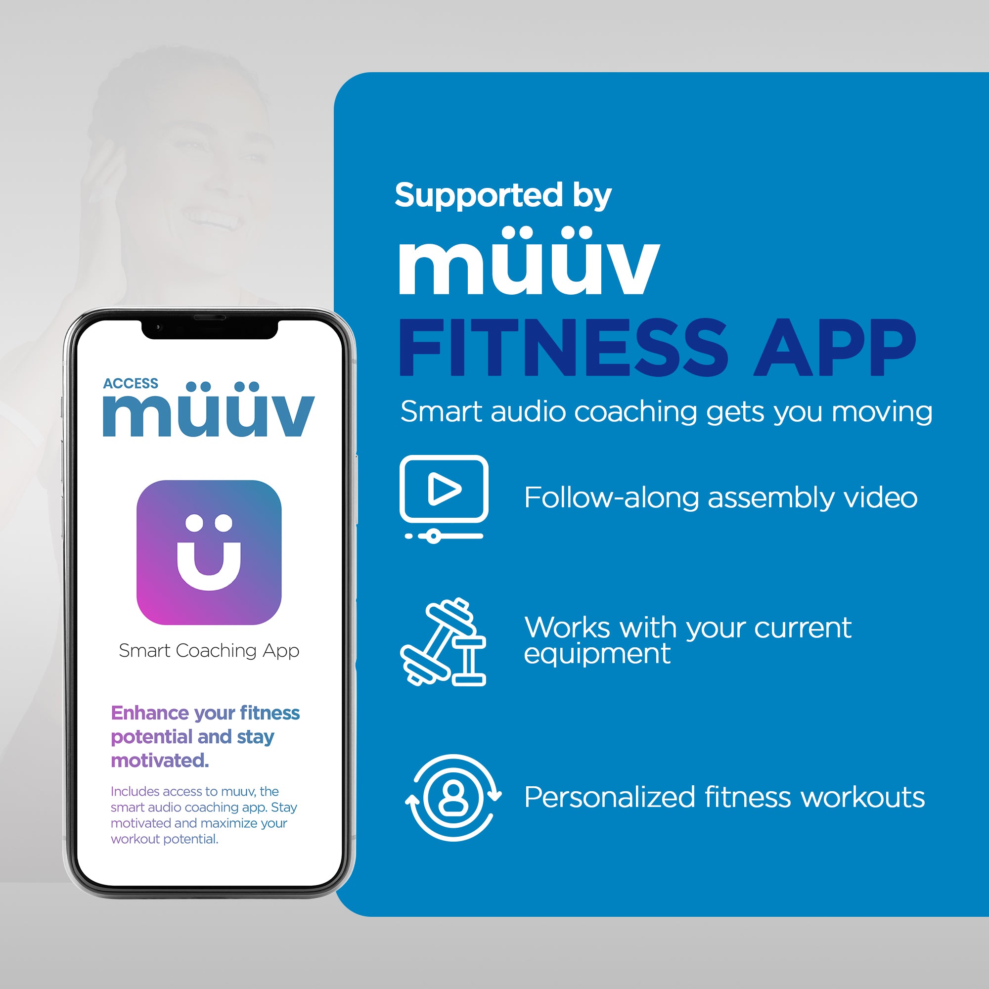 Stamina Products In-Line Traction System Stretch Bench, Blue & Gray (Open Box) - VMInnovations