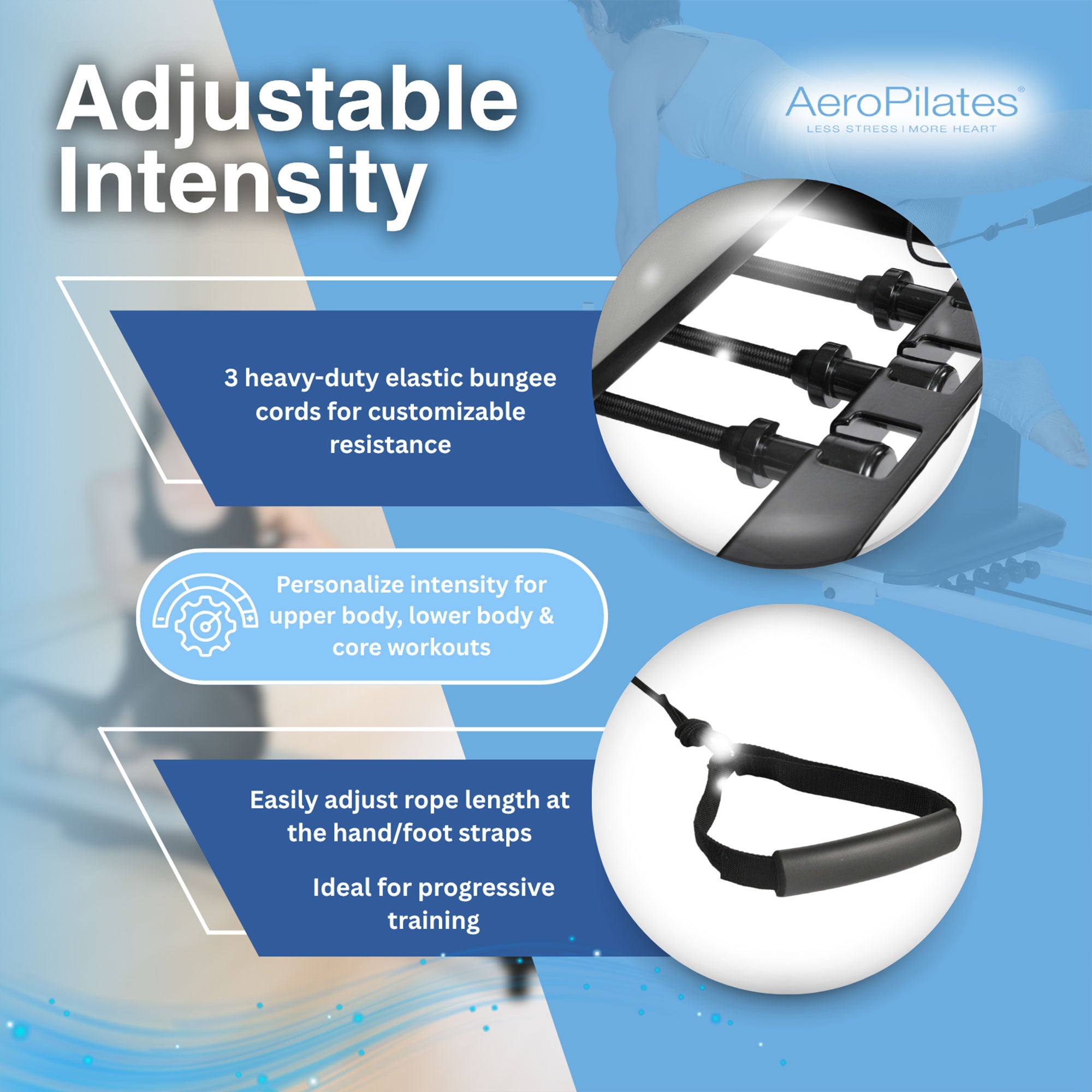 Stamina AeroPilates 287 Folding Pilates Workout Reformer Machine | (Open Box) - VMInnovations