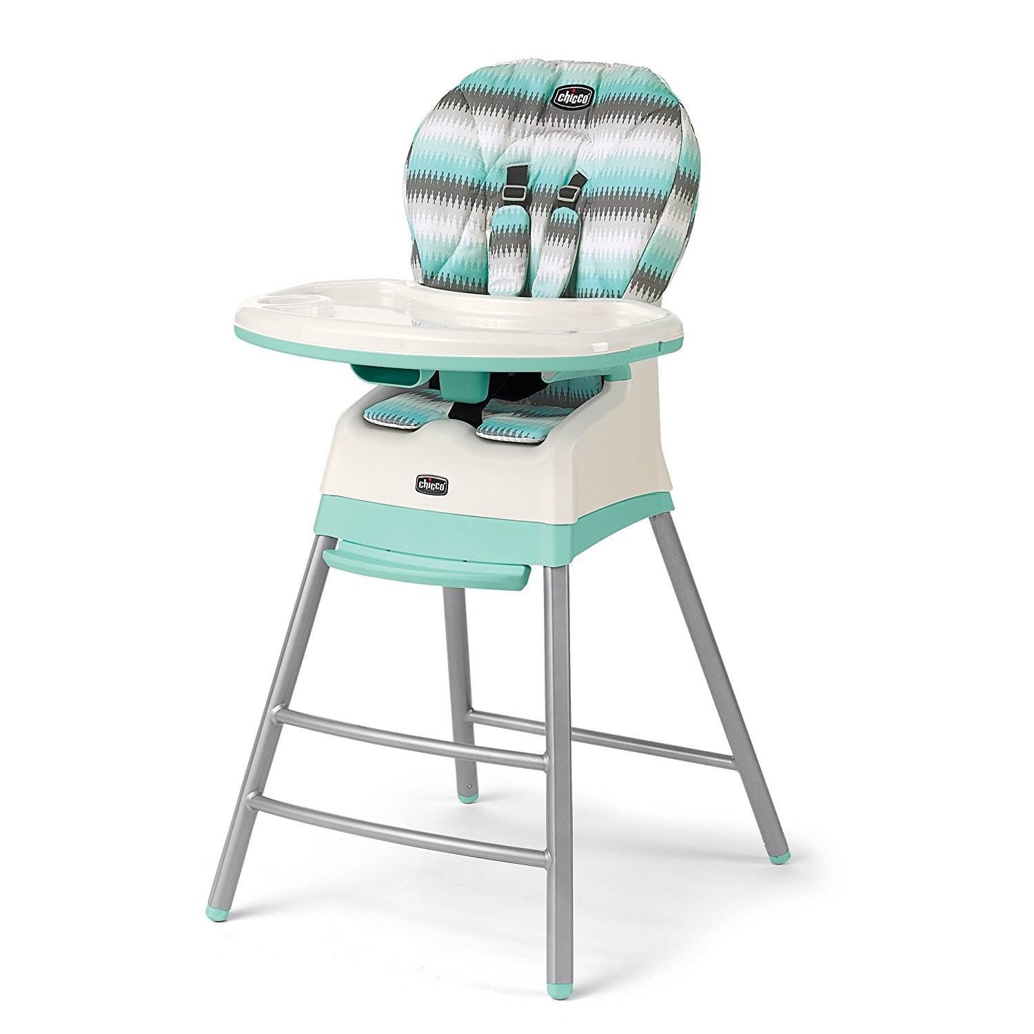 Chicco Stack 3-in-1 Multi-Stage Adjustable Highchair, Modmint | Open Box