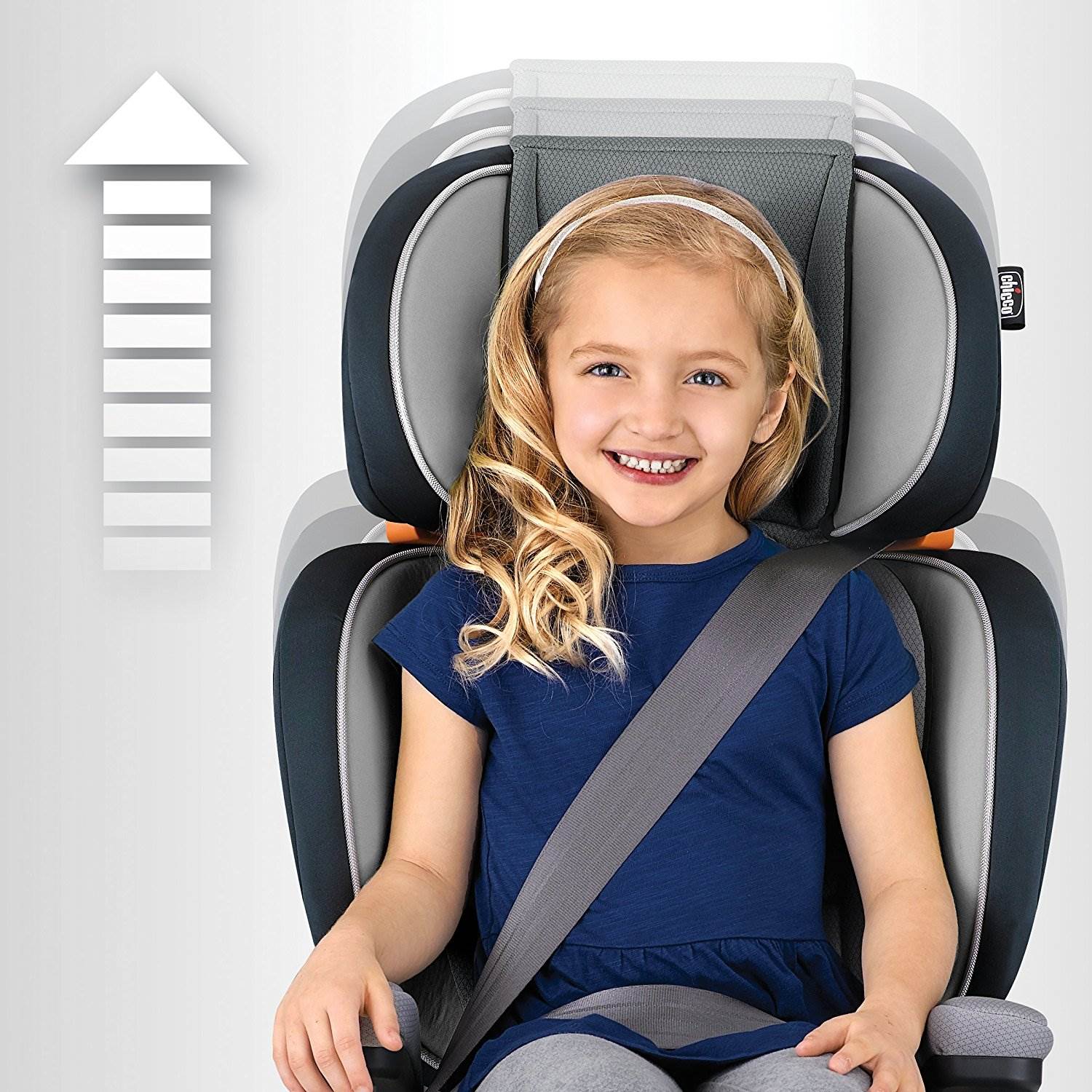 Chicco KidFit 2-in-1 Belt Positioning Big Kid Booster Seat, Spectrum (Open Box)