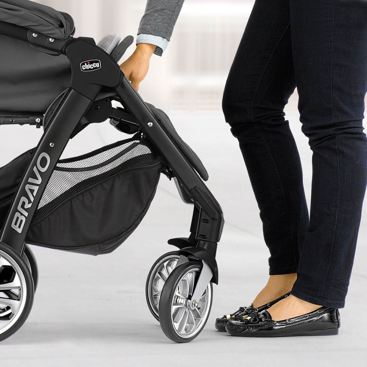 Chicco Bravo LE Stroller KeyFit 30 Zip Infant Car Seat Travel System | Open Box