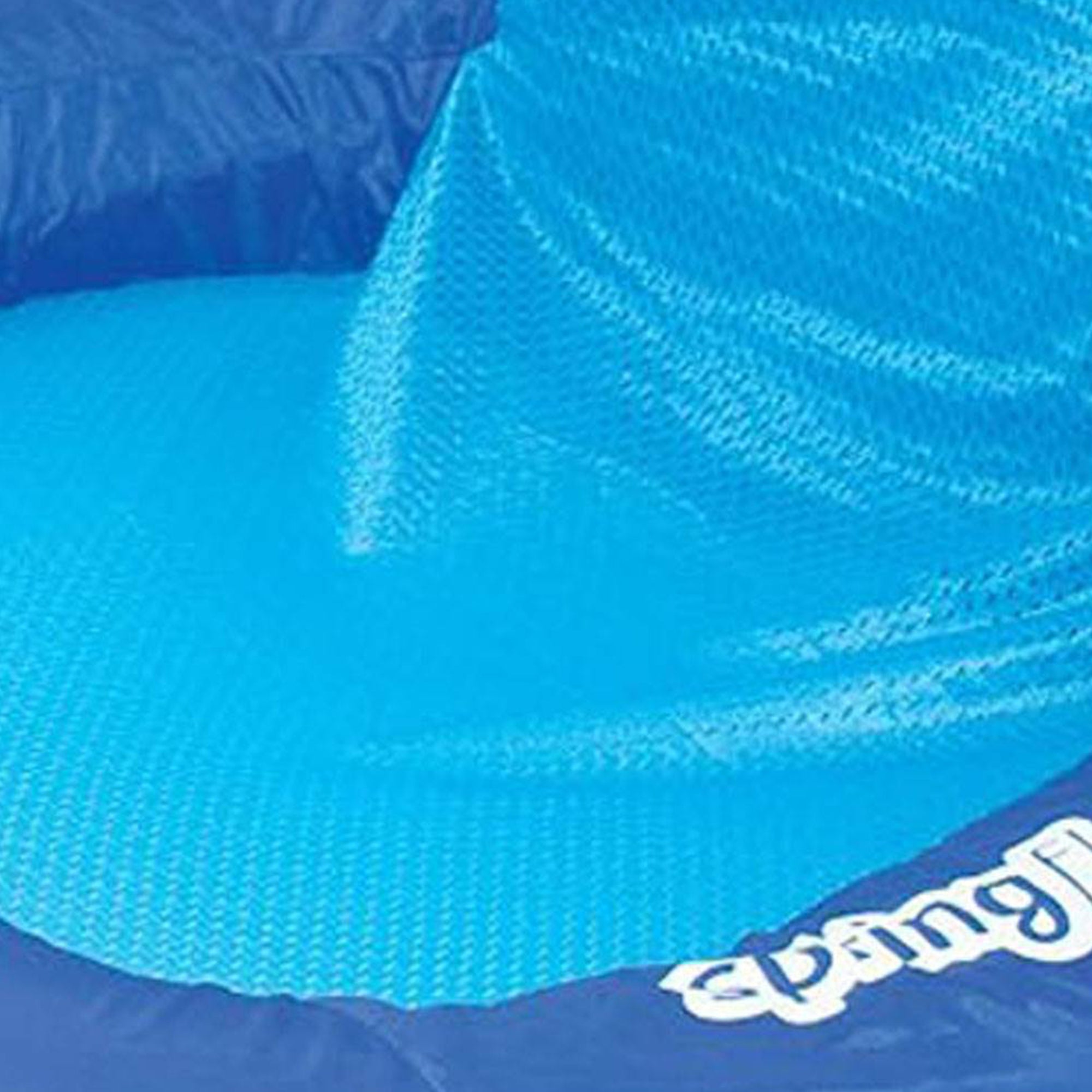 SwimWays Spring Float Recliner Pool Lounge Chair w/ Sun Canopy, Blue - VMInnovations
