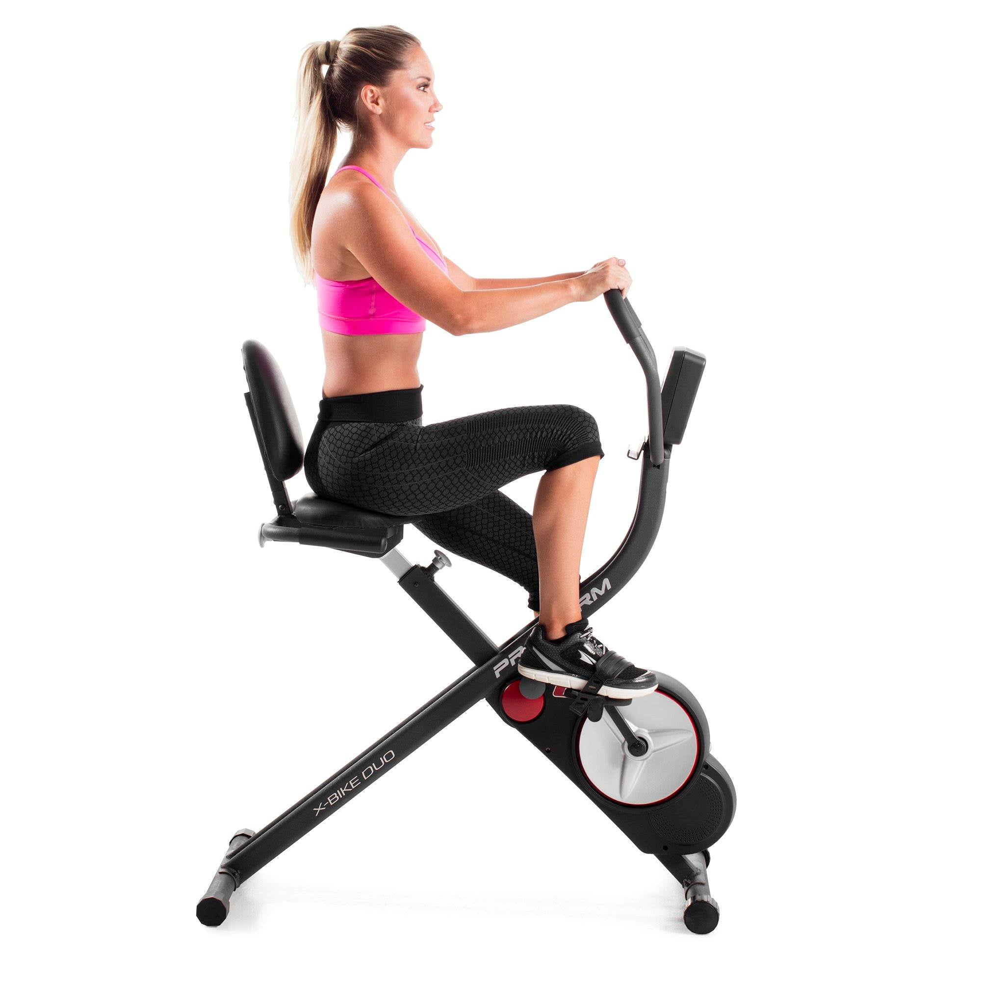 ProForm X-Bike Duo Upright & Recumbent Frame SpaceSaver Exercise Bike (Open Box)