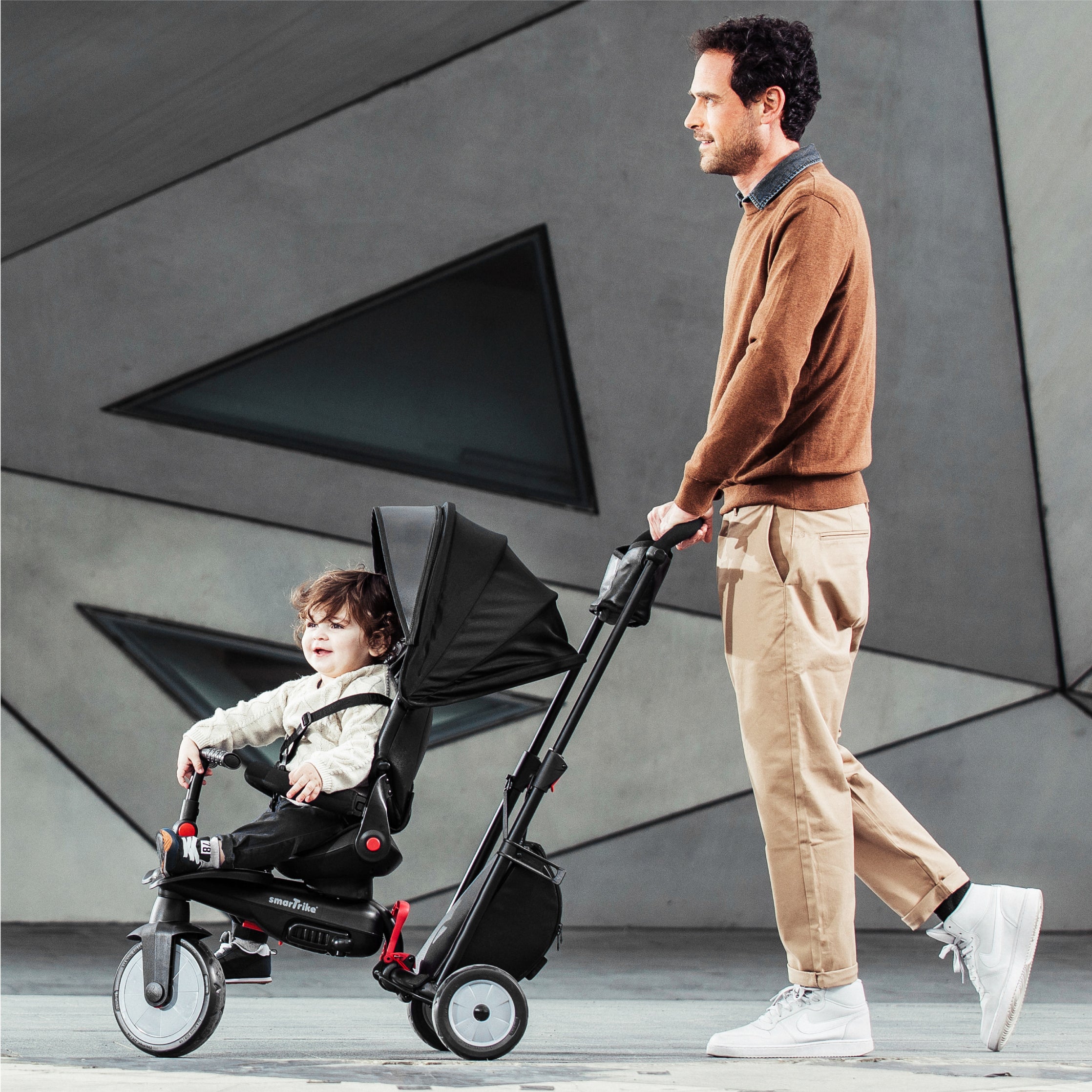 smarTrike 6 in 1 Pushchair Stroller & Tricycle for 6-36 Months, Black(For Parts) - VMInnovations