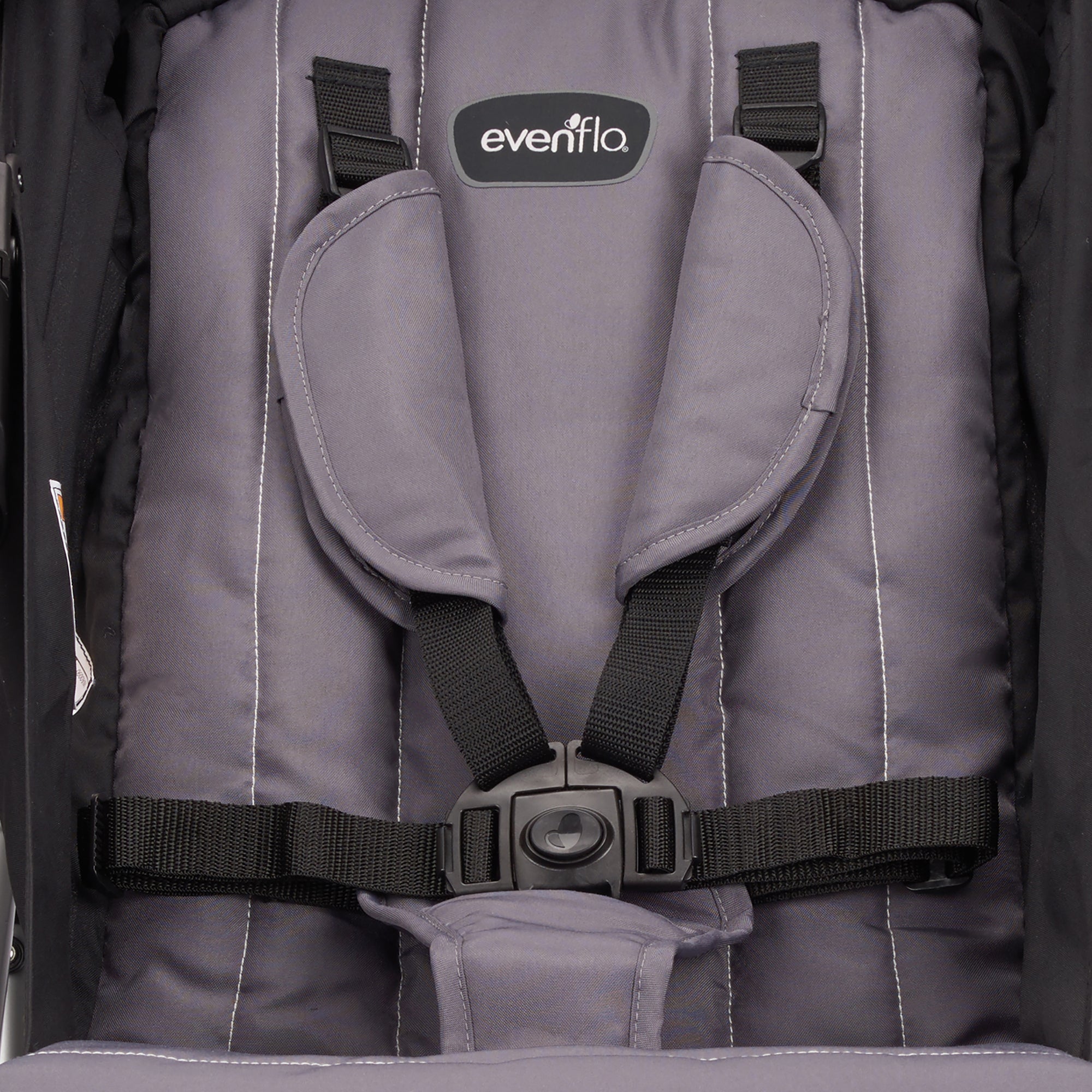 Evenflo Minno Double Seat Compact Fold Twin Baby Travel Stroller, Glenbarr Grey (Used)