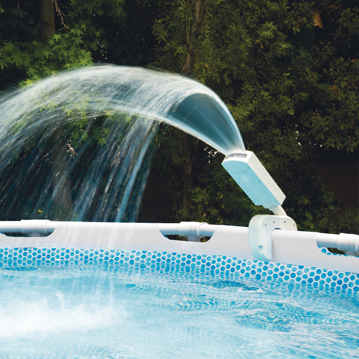 INTEX LED Pool Sprayer w/ Multi-Color Lights– Above-Ground Frame Pool Compatible