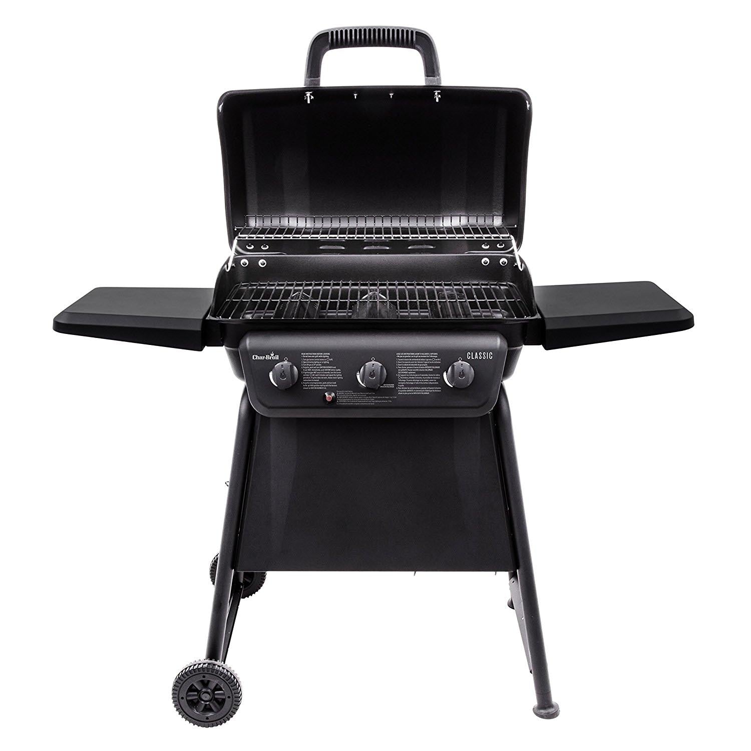 Char-Broil Classic 3 Burner Outdoor Backyard BBQ Propane Gas Grill (2 Pack) - VMInnovations