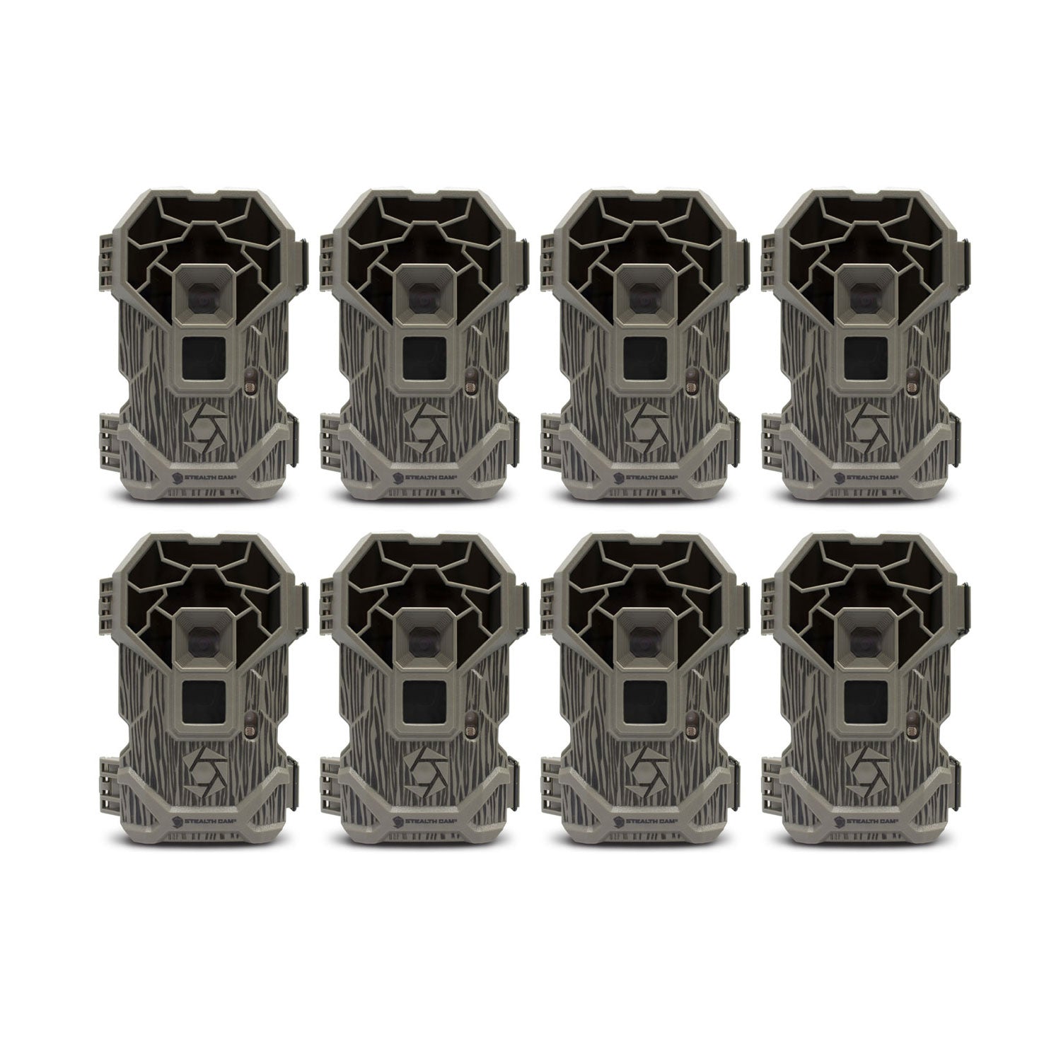 Stealth Cam 16MP Camouflage Scouting Wildlife Hunting Game Trail Camera (8 Pack)