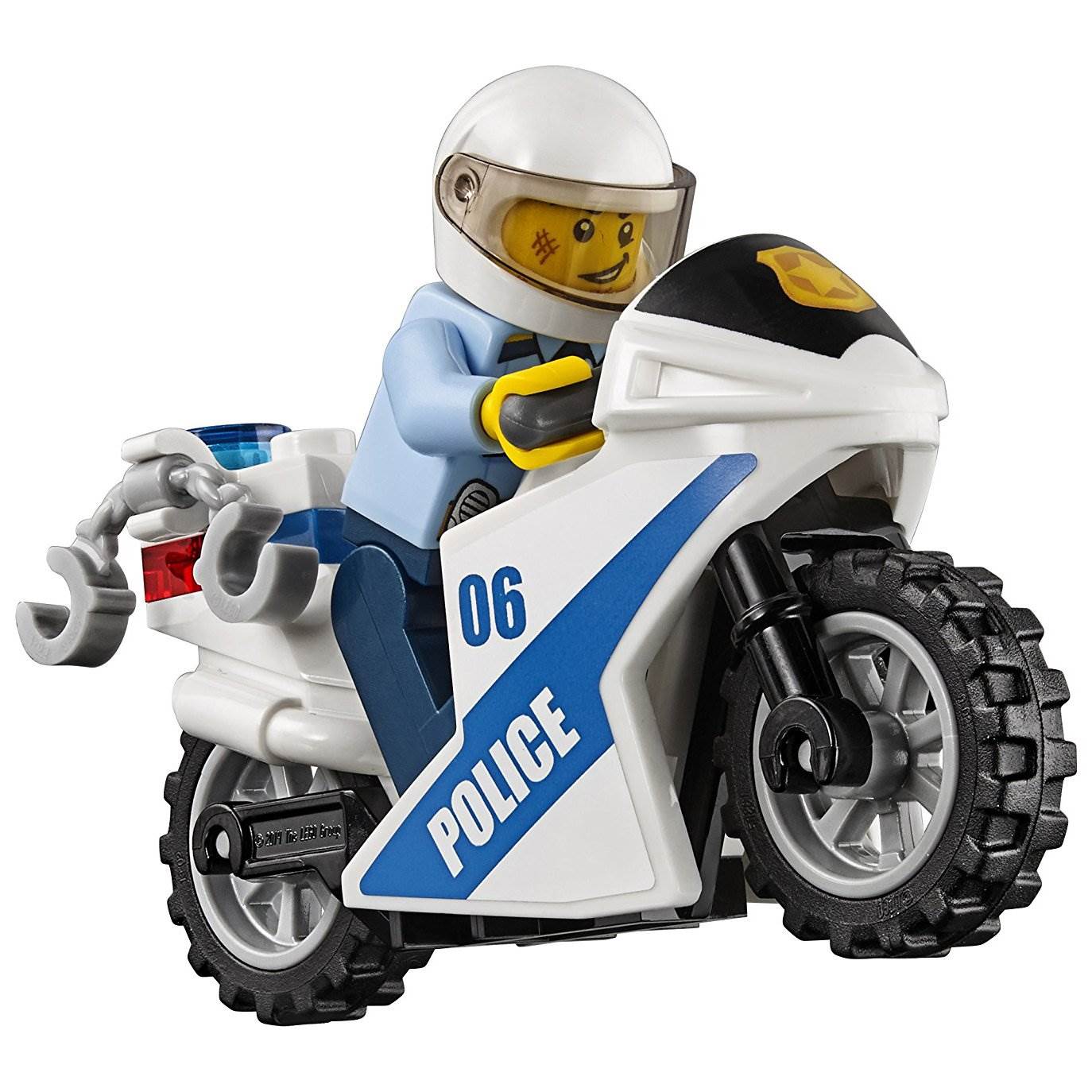 LEGO City Police Station Car Helicopter Motorbike Building Play Set (Open Box)