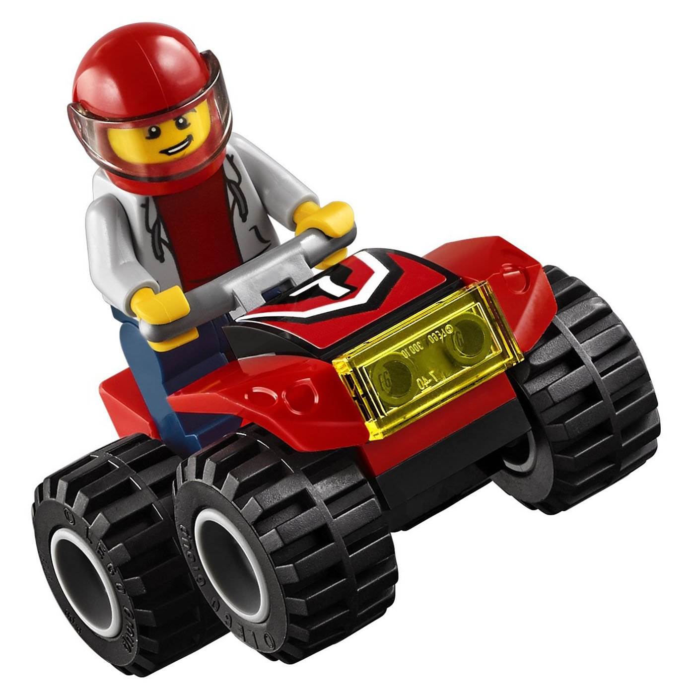 LEGO City Great Vehicles ATV Race Team, 4 Wheeler Building Set Kit (Open Box)