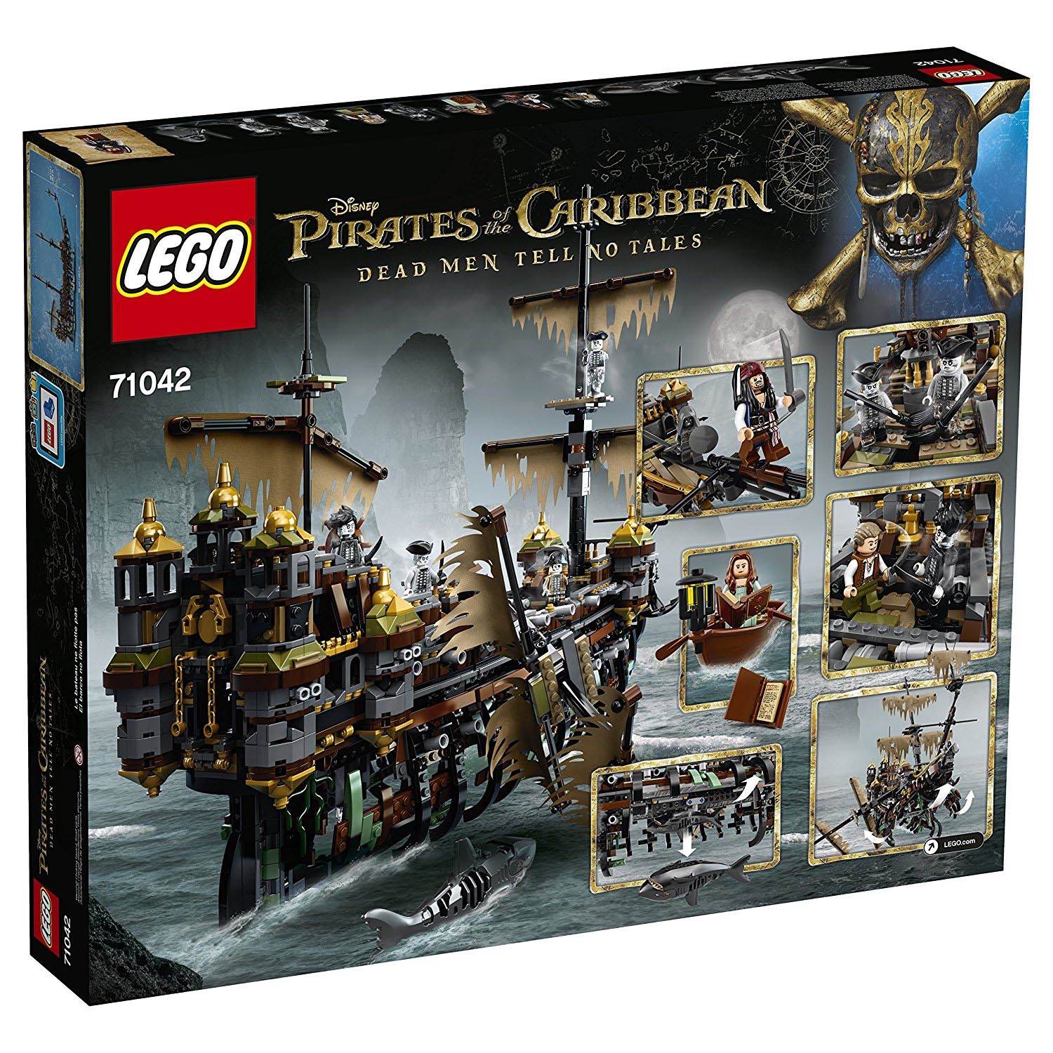 LEGO Disney Pirates of the Caribbean Silent Mary Ship Building Kit | Open Box