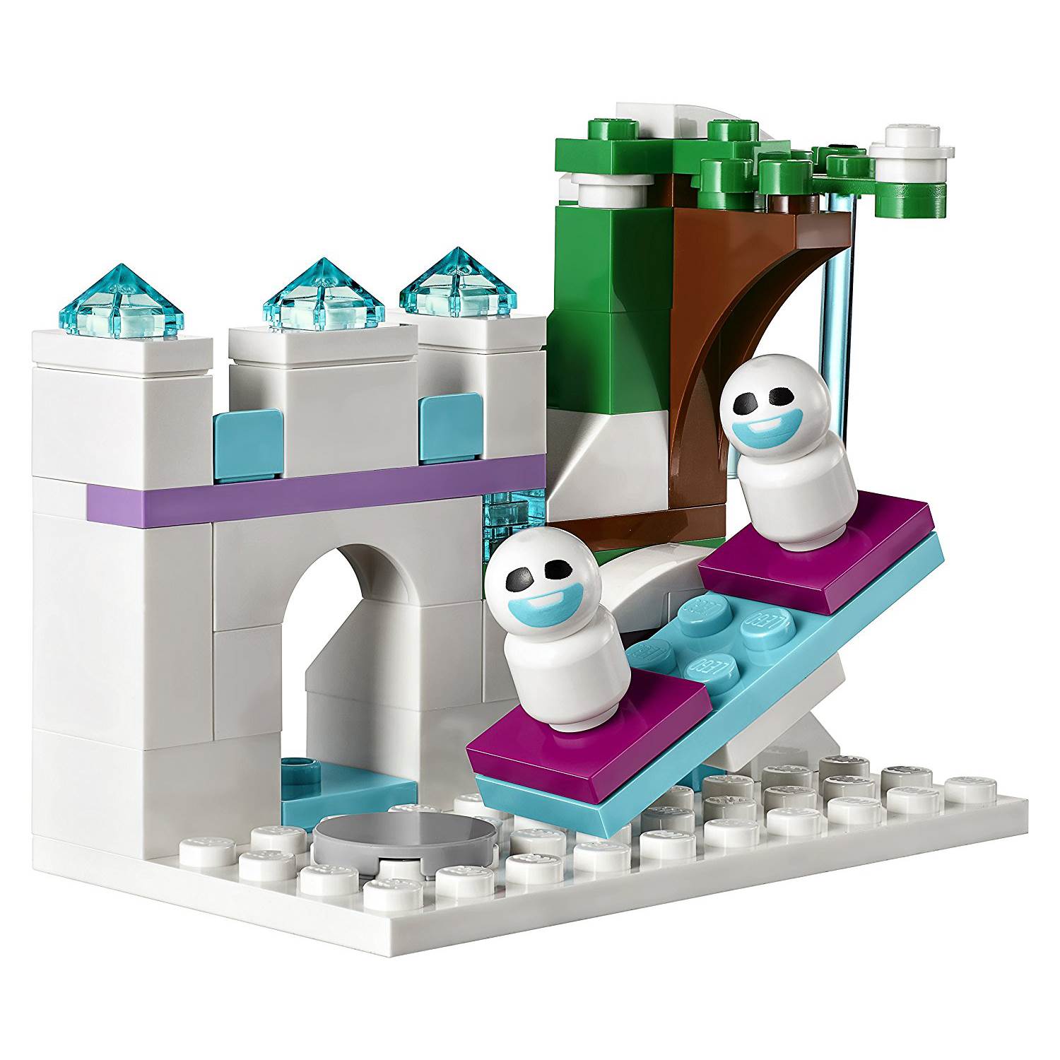 LEGO Disney Princess Elsa Frozen Magical Ice Palace Castle 701 Piece Build Kit