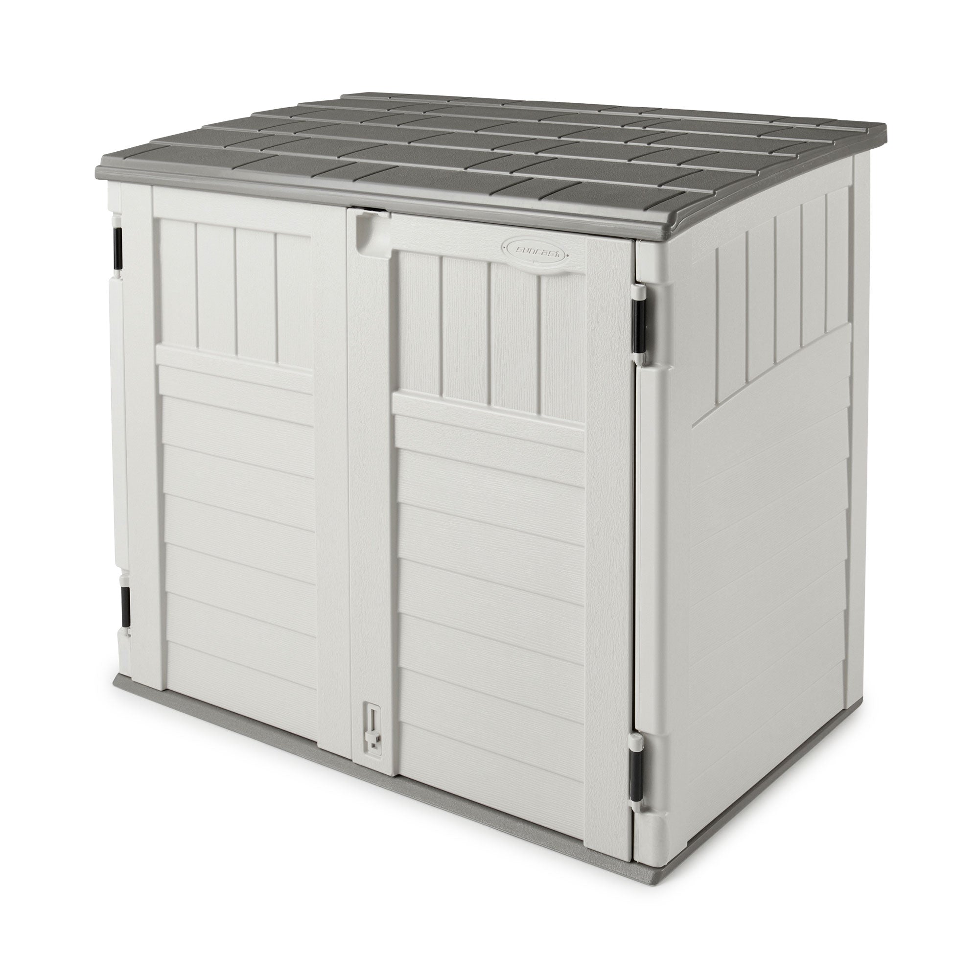 Suncast 34 Cu. Ft. Resin Horizontal Storage Shed w/Reinforced Floor - (Open Box)
