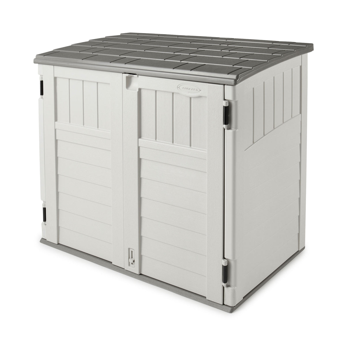 Suncast 34 Cu. Ft. Resin Horizontal Storage Shed w/Reinforced Floor - (Open Box)