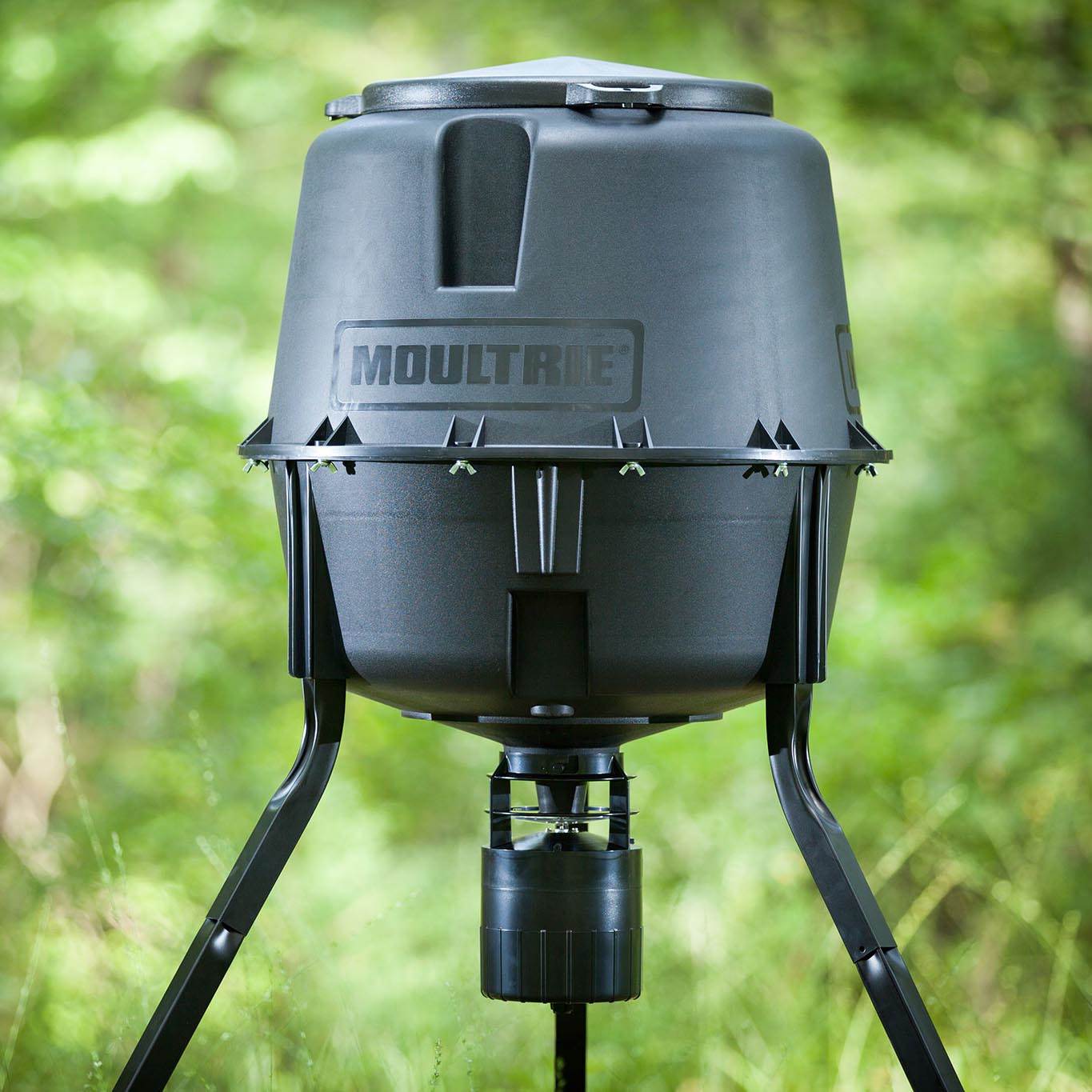 Moultrie 30 Gallon Hopper Hunting Tripod Deer Feeder, Digital Timer (For Parts)