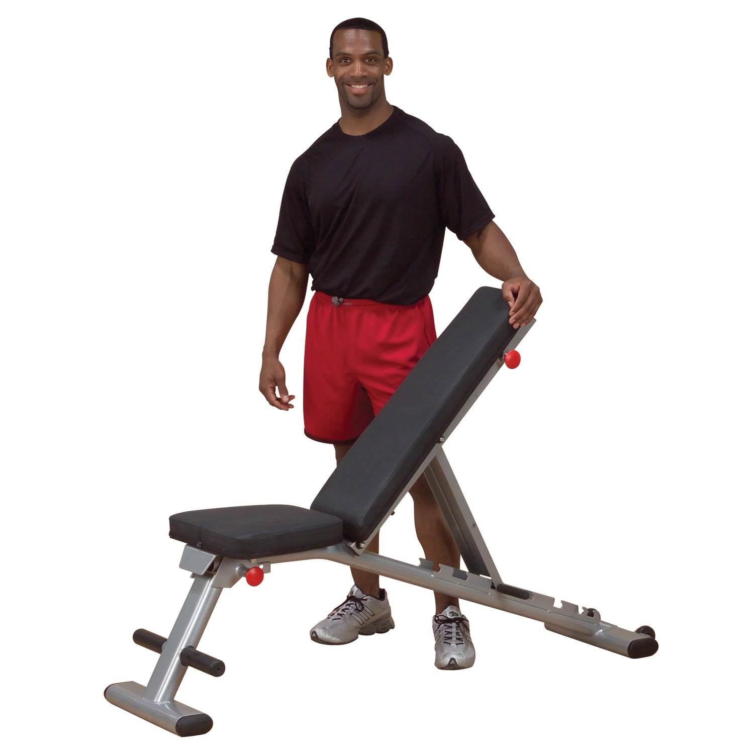 Body Solid Folding Adjustable Exercise Lifting Workout Bench, GFID225(For Parts)