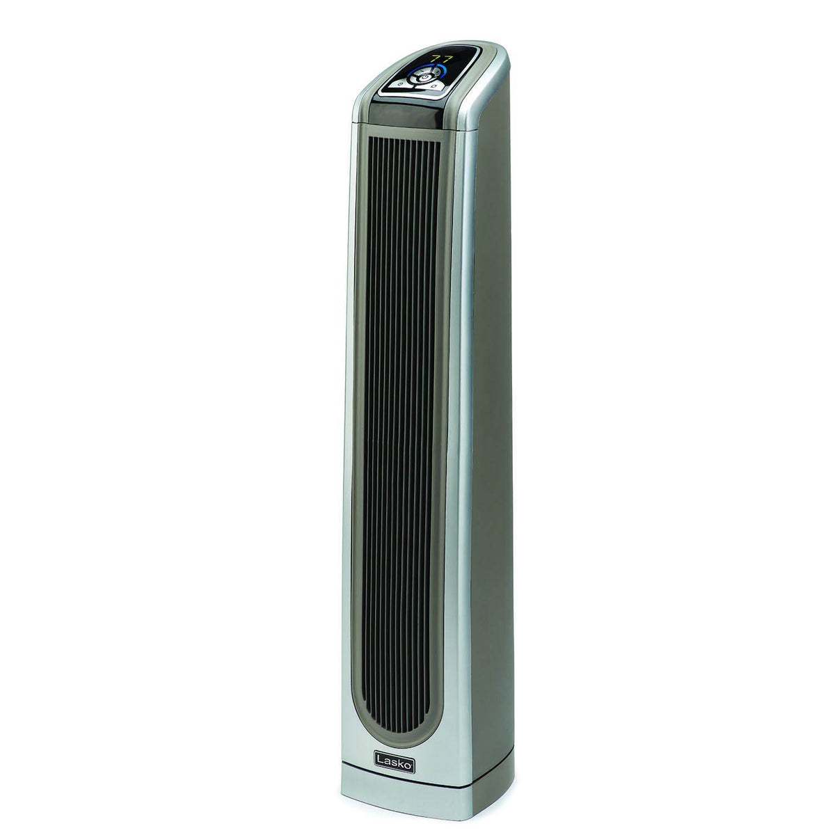 Lasko 34" Electric Oscillating Ceramic Tower Heater w/ Remote, Silver (Open Box)