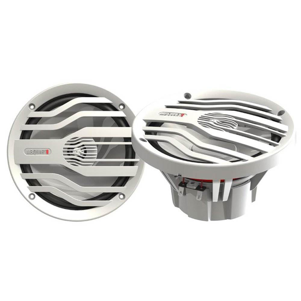 MB Quart Marine 2 Channel 400W Class D Amp and 6.5" 120W 2-Way Coaxial Speakers