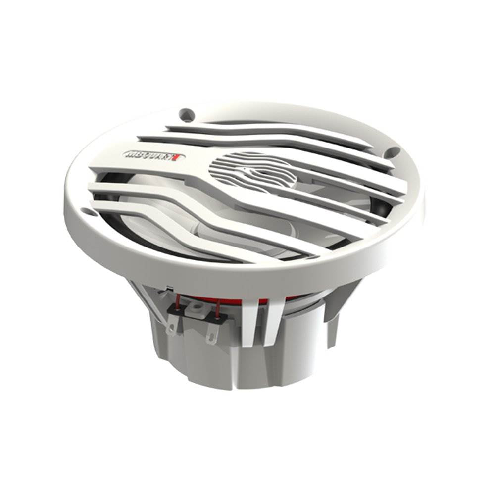 MB Quart Marine 2 Channel 400W Class D Amp and 6.5" 120W 2-Way Coaxial Speakers