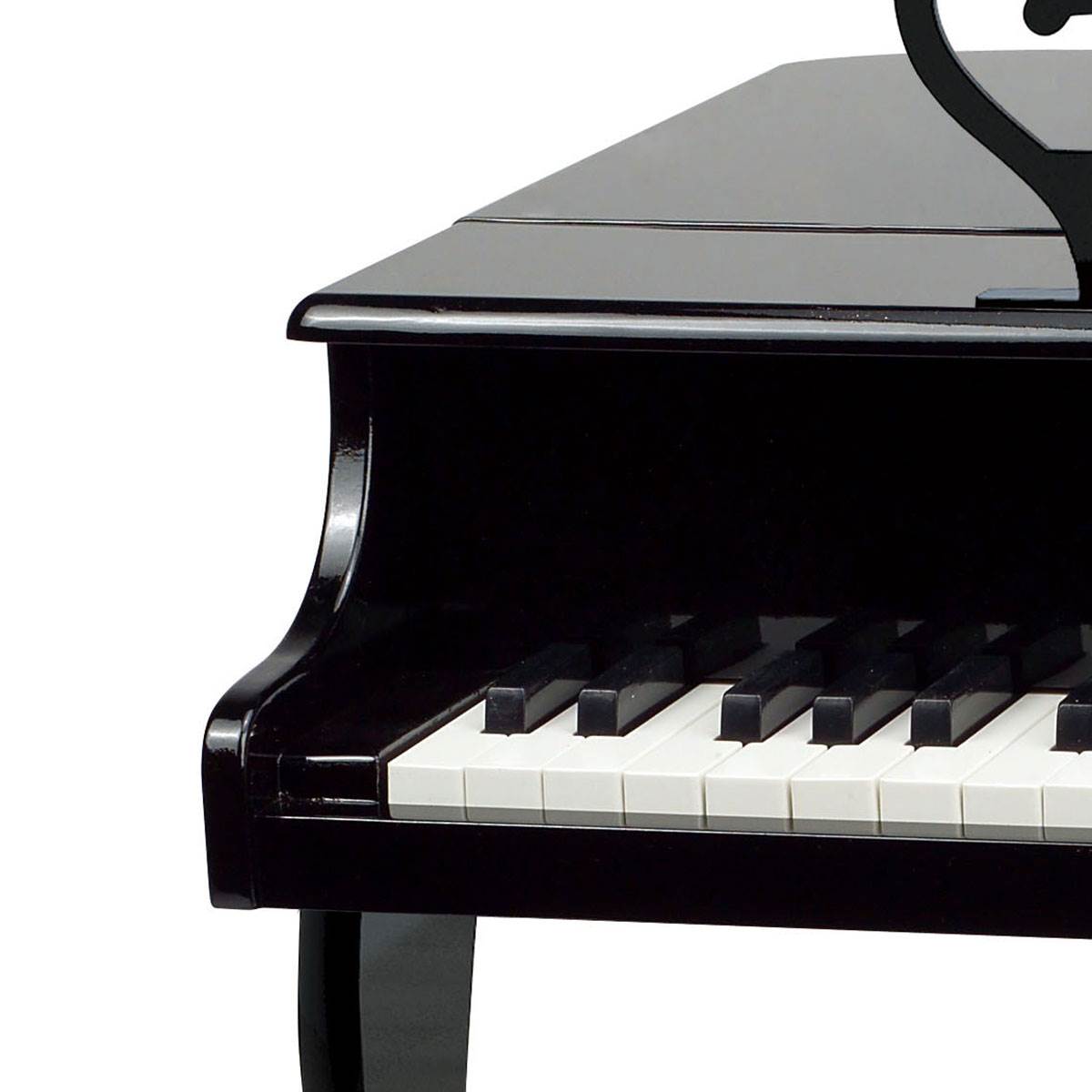 Hape Toys Early Melodies Black Wooden Happy Grand Piano for Toddlers & Children (Damaged)
