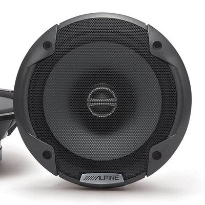 Alpine Type-E 6.5 Inch 480W Coaxial 2-Way Car Audio Speakers SPE-6000 (4 Pack)