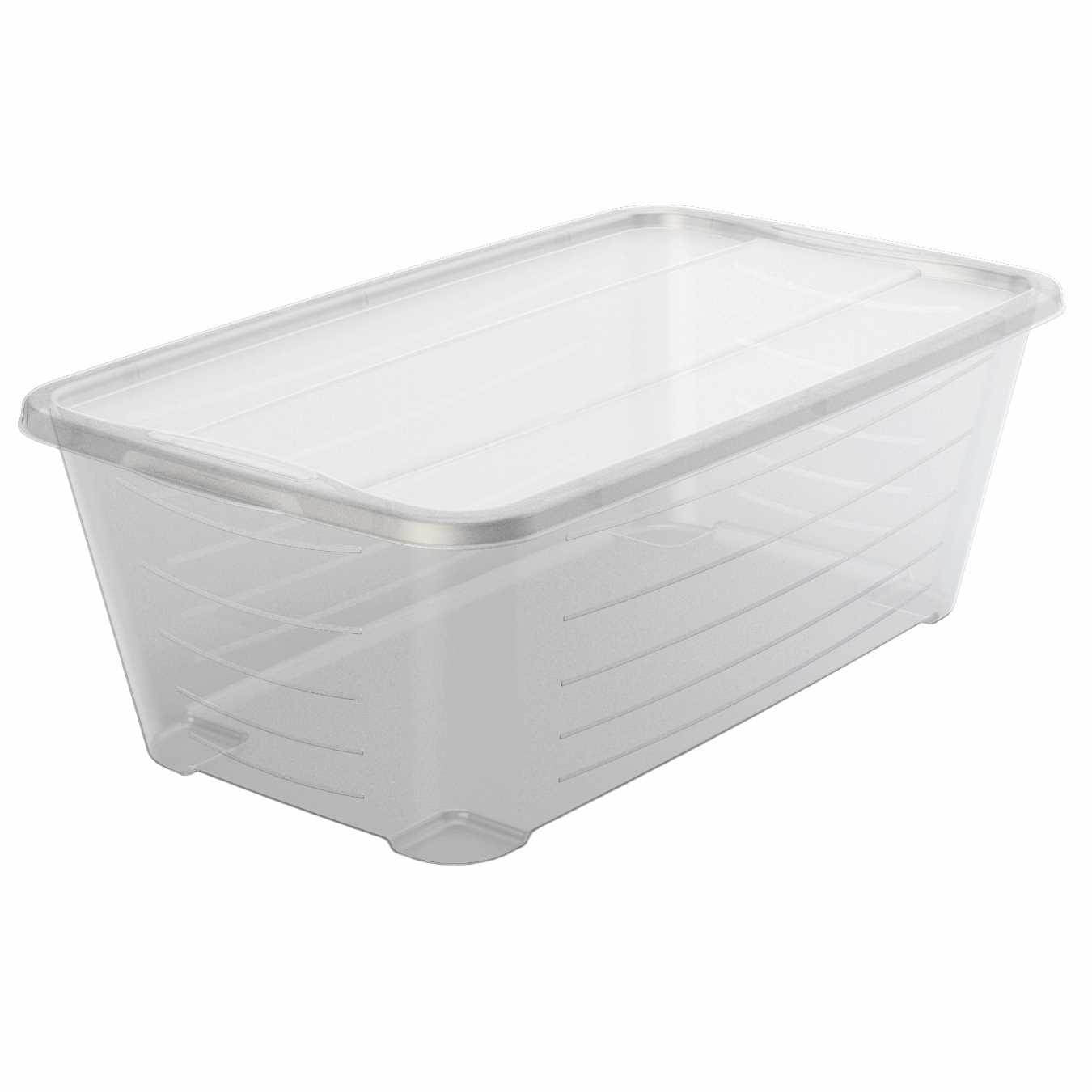 Life Story 6 Quart Rectangular Clear Plastic Protective Storage Shoe Box, 8 Pack - VMInnovations