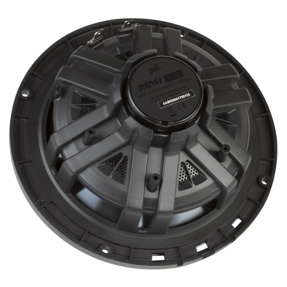 Polk Audio MM1 6.5 Inch 375W Component Marine Boat ATV Speakers System (2 Pack)