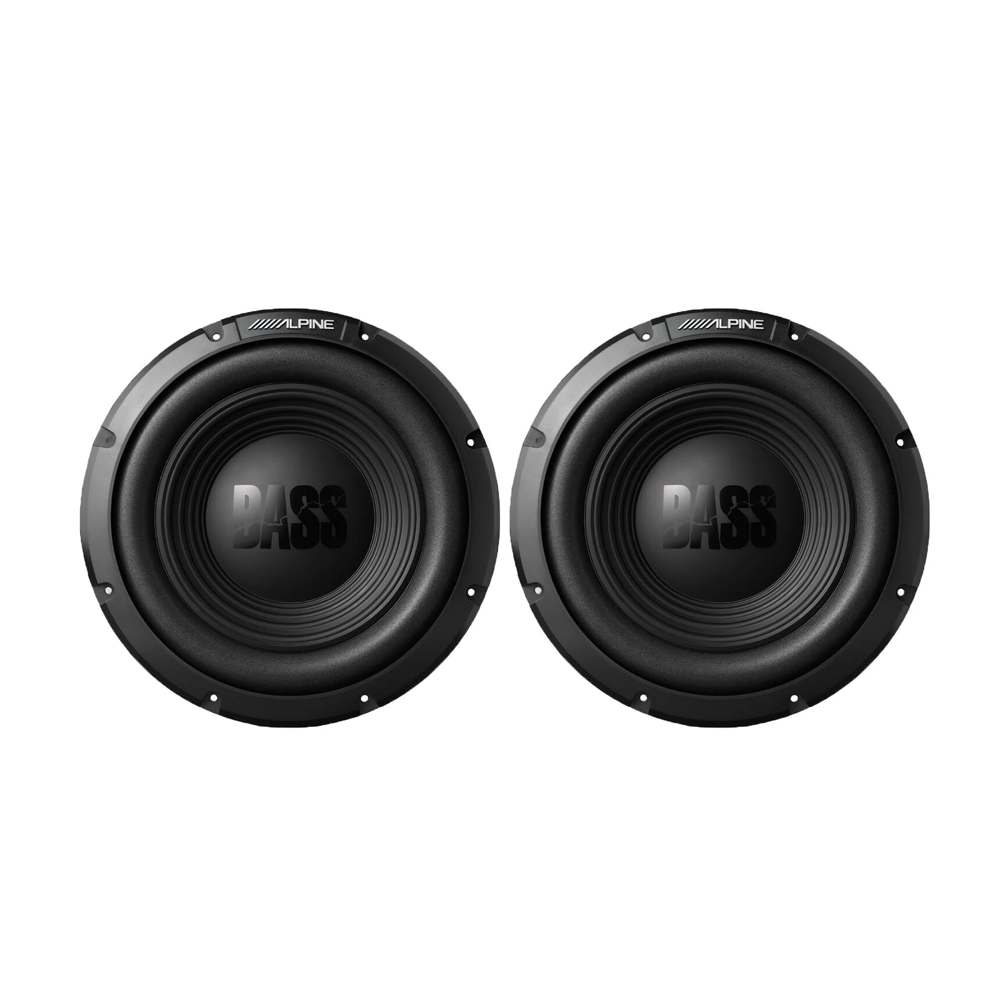 Alpine BassLine Series 12 Inch 750 Watt 4-Ohm Car Audio Subwoofer, Pair | W12S4