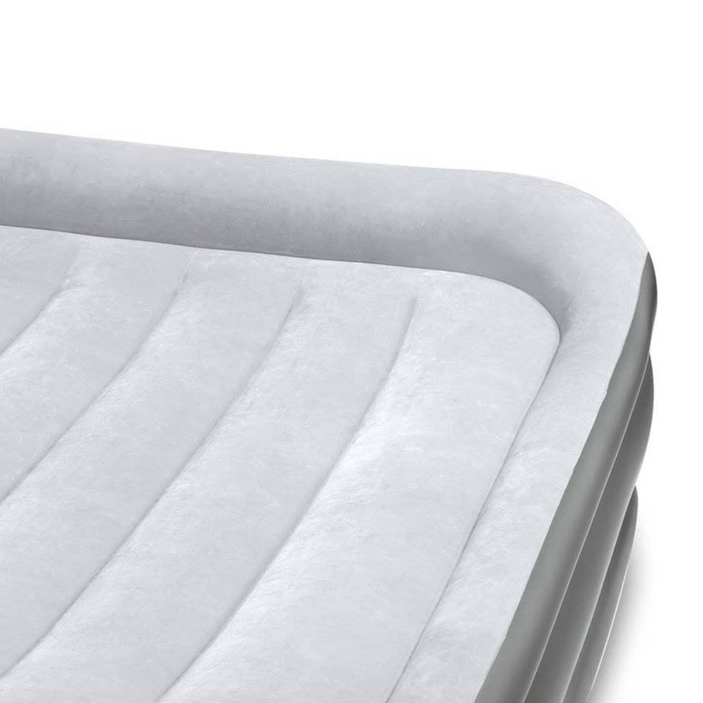 Intex Durabeam Deluxe Pillow Rest Inflatable Air Mattress, Full (Open Box)