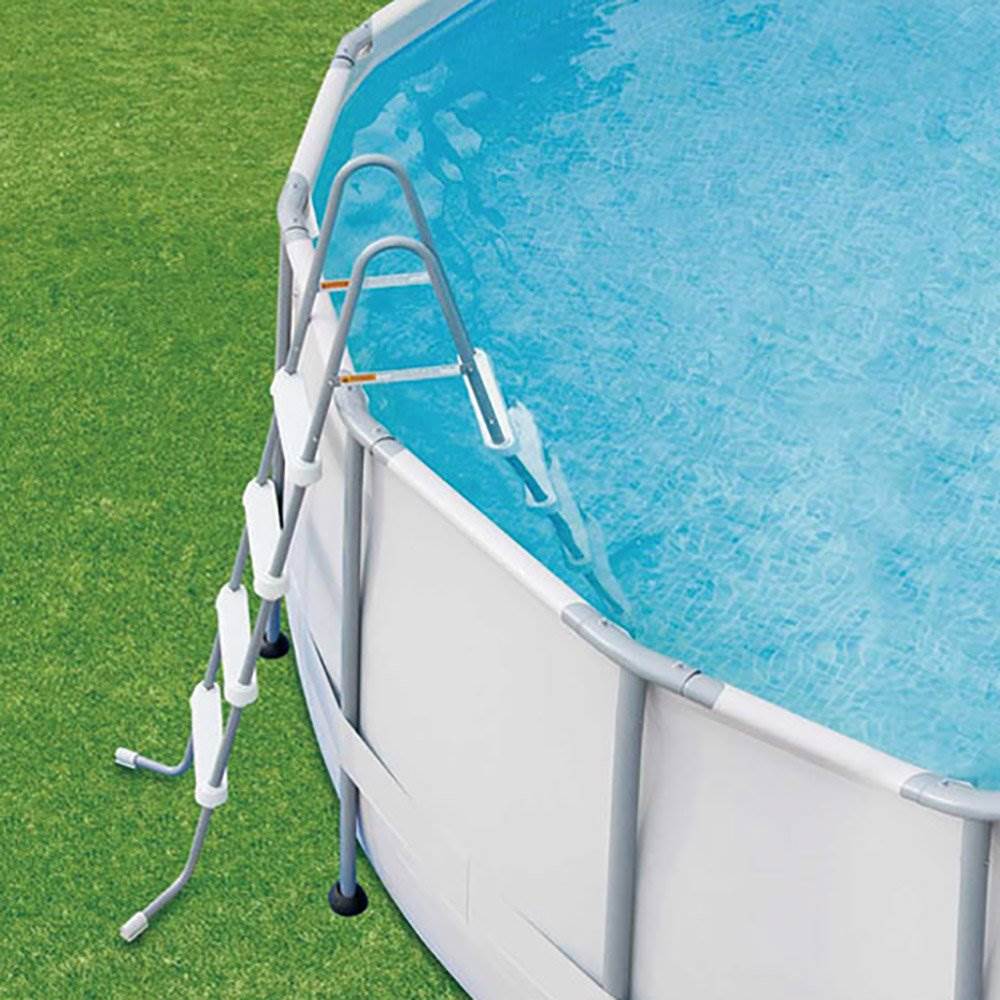 Summer Waves Elite 18' Ft. Metal Frame Pool Set with Filter Pump and Vacuum - VMInnovations