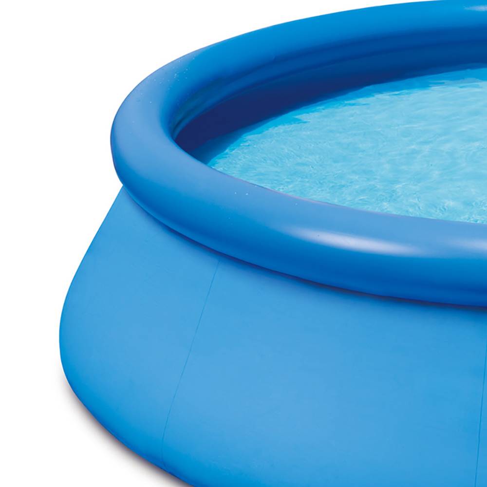 Summer Waves 12' Quick Set Inflatable Above Ground Pool w/ Pump + 6 Cartridges
