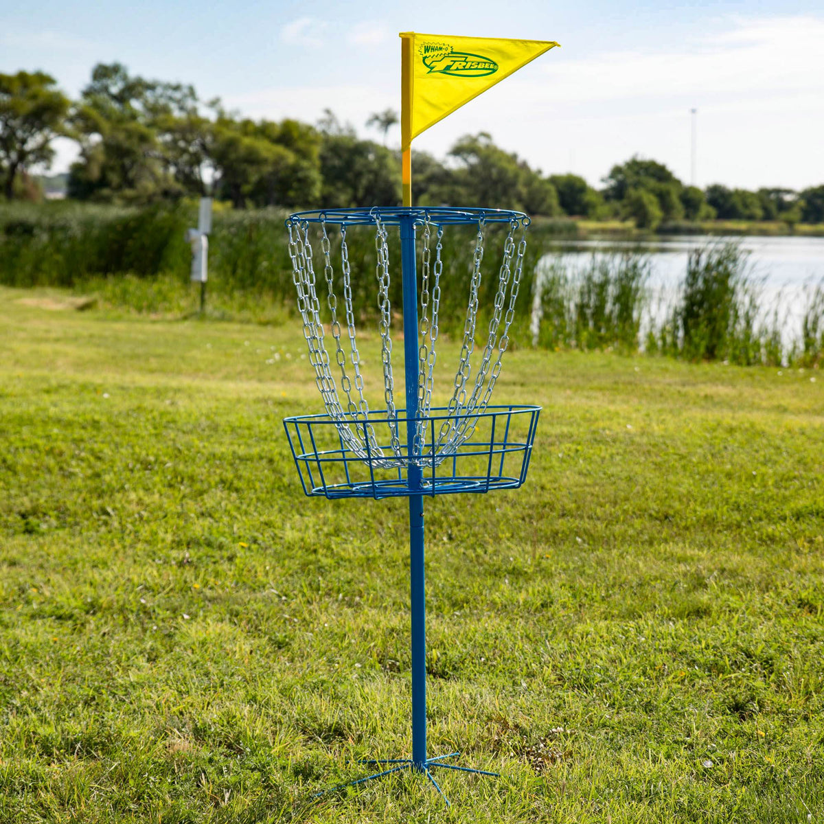 Wham-O PDGA Approved Official Frisbee Disc Golf Target, Blue (Open Box)