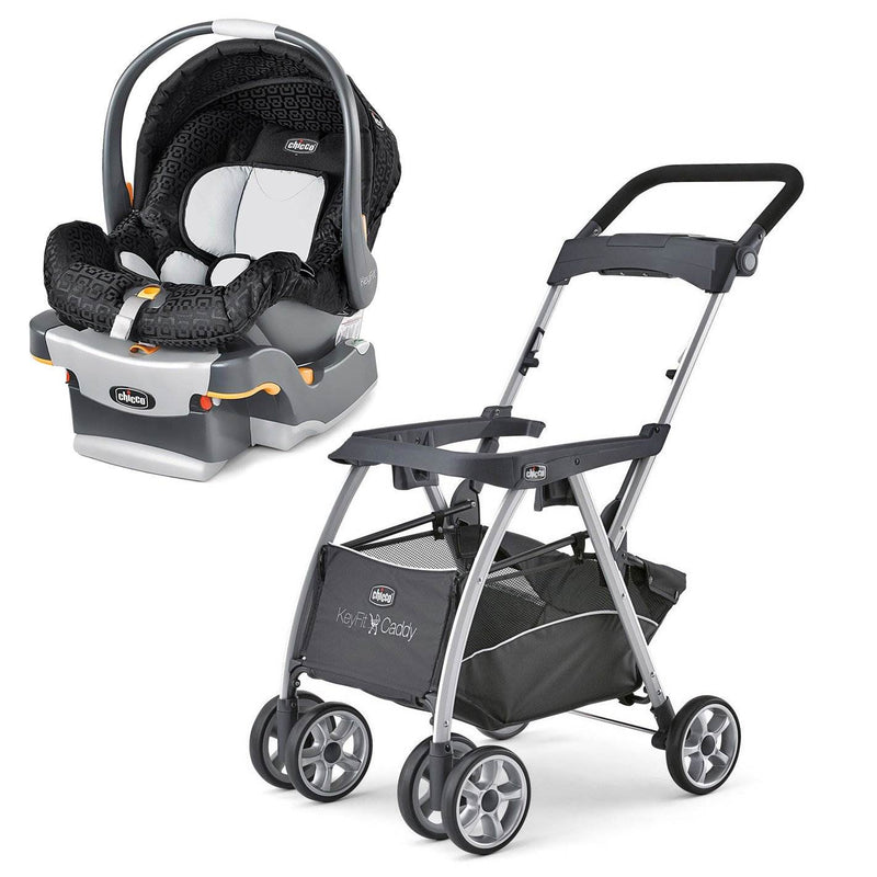 Chicco KeyFit 30 Caddy Stroller, ReclineSure Car Seat, and Base Travel System