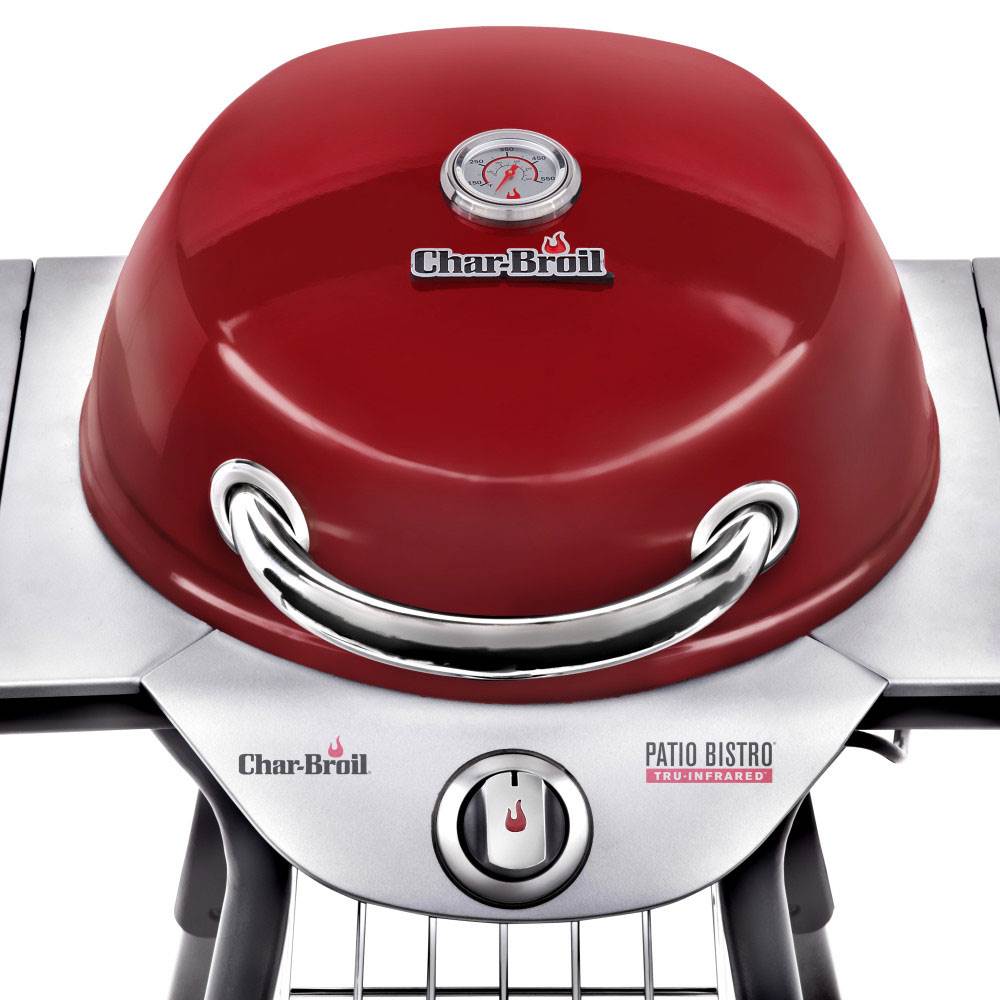 Char Broil BBQ TRU Infrared Electric Patio Bistro Barbecue Grill, Red (Used)