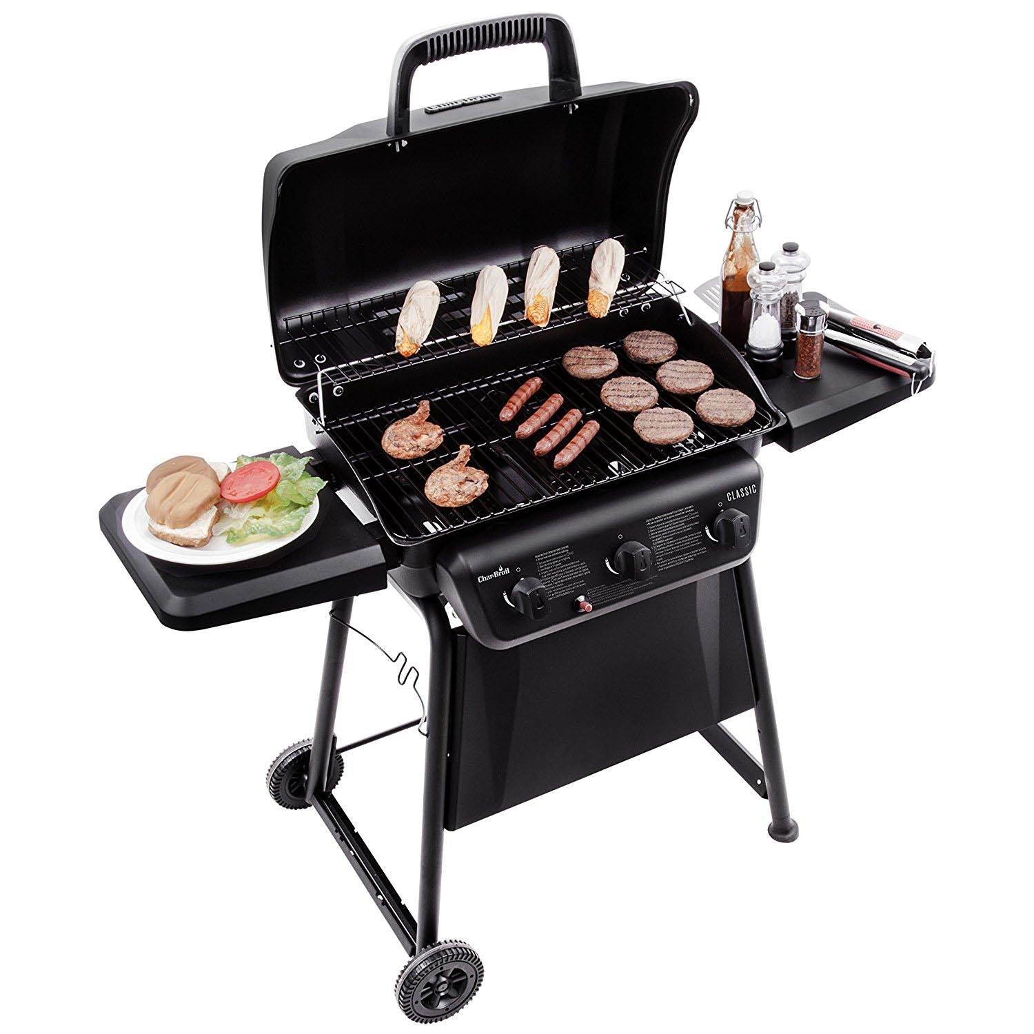 Char-Broil Classic 3 Burner Outdoor Barbecue Propane Gas Grill | Open Box