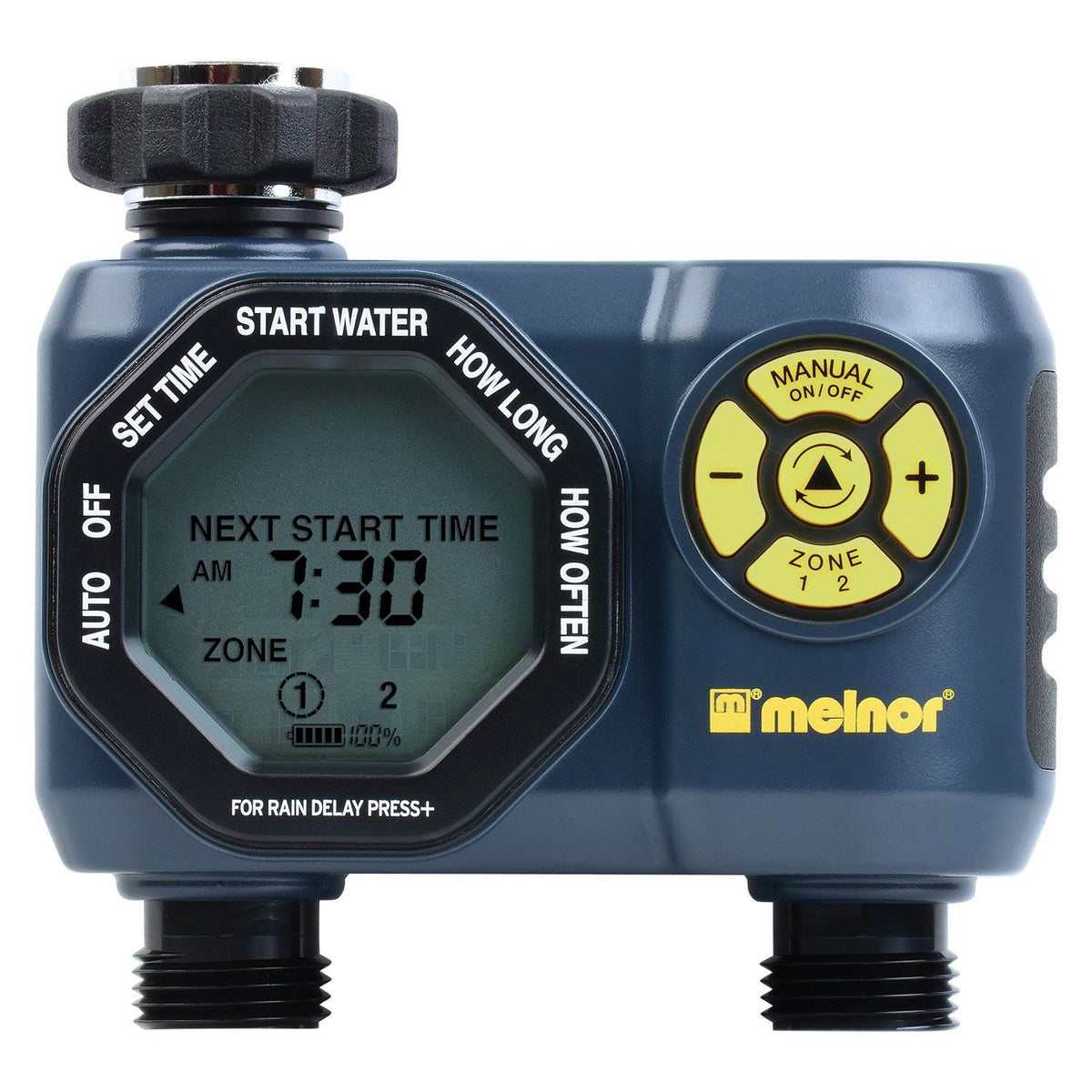 Melnor Digital 2 Zone Programmable Water Timer & Controller 33100 (For Parts)